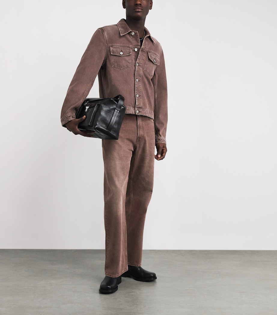 Origin Denim Jacket OVERDYED CHOCO MELON Image 2