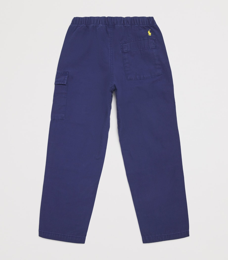 Cotton Cargo Trousers (2-7 Years) NAVY Image 2