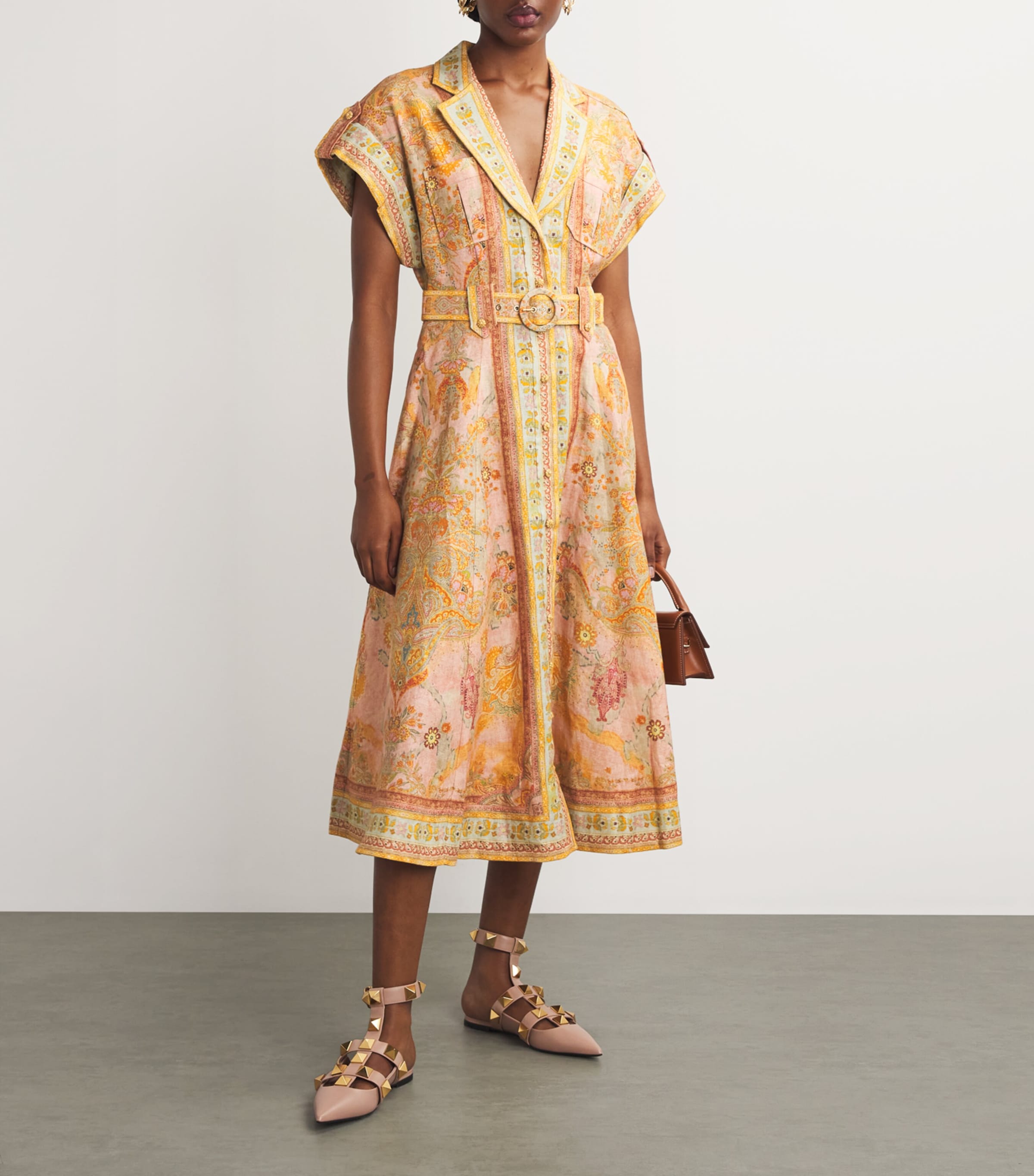 【Zimmermann】ACACIA MIDI SHIRT DRESS シャツ ミディドレス Zimmermann Acacia midi shirt dress - Shirts - Free Shipping