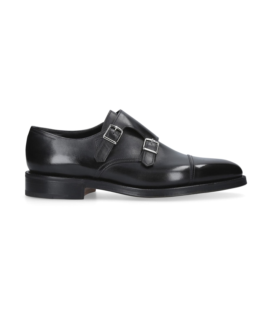 Leather William Monk Shoes Image 3