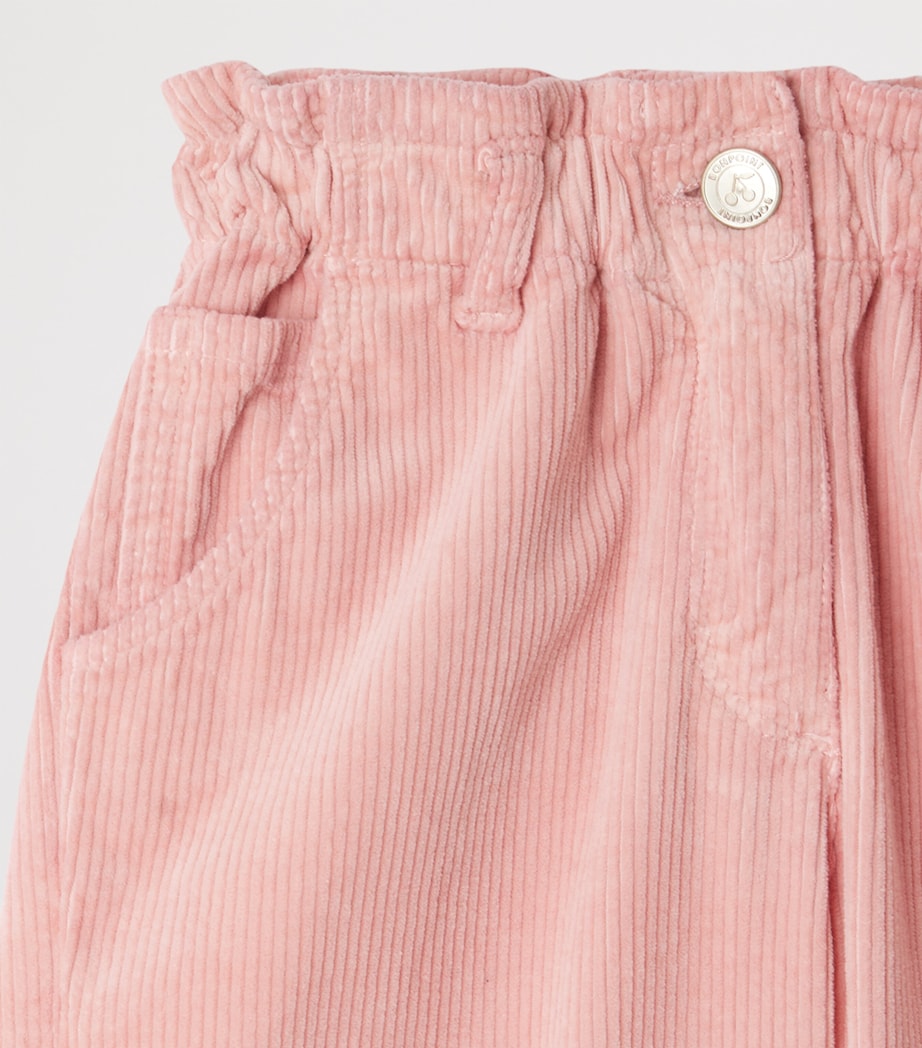 Stretch Cotton Corduroy Sonie Trousers (4-8 Years) BUVARD Image 3