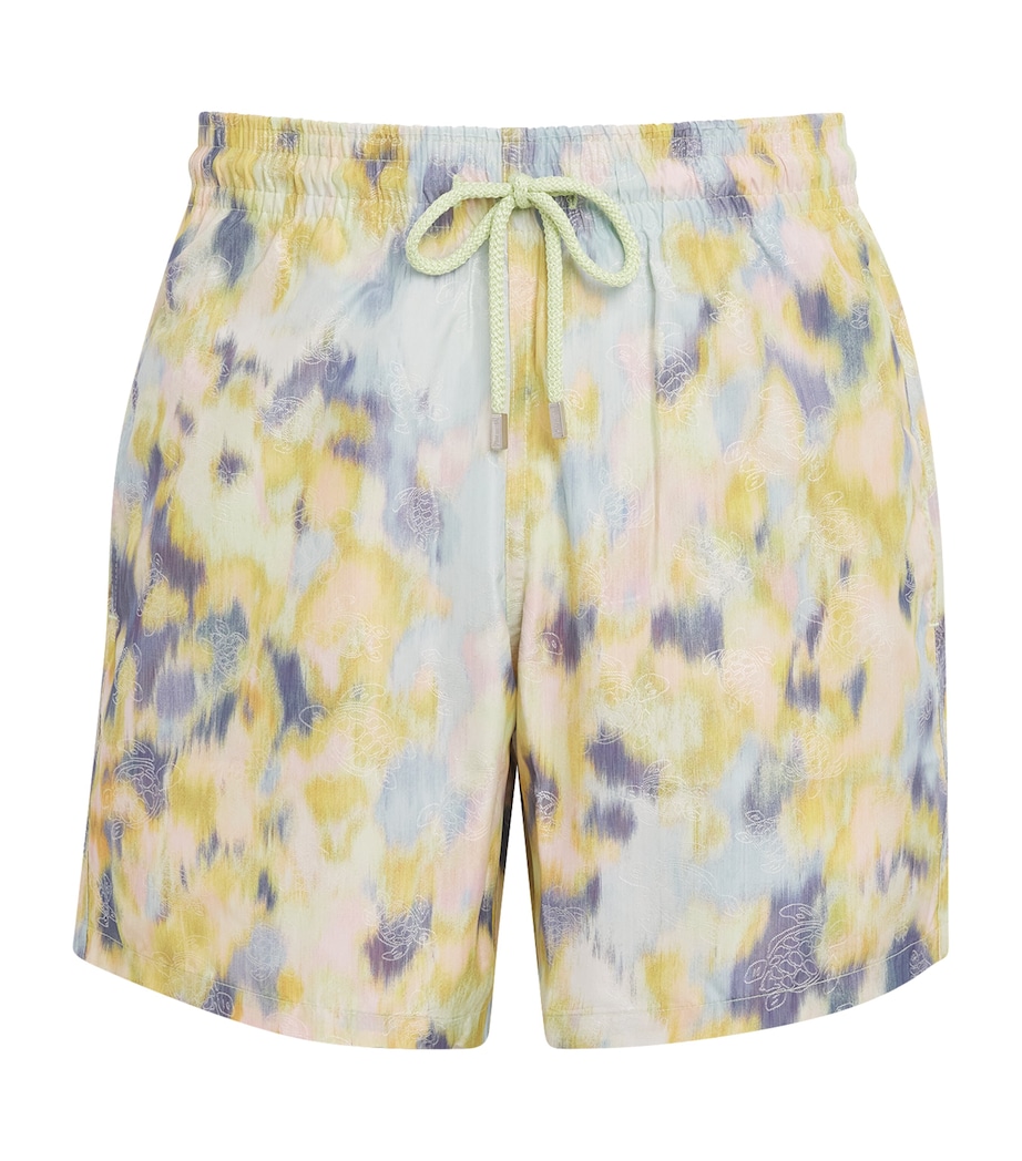 Vilebrequin Mens x Maison BUCOL Moopea Swim Shorts Macaron Image 1