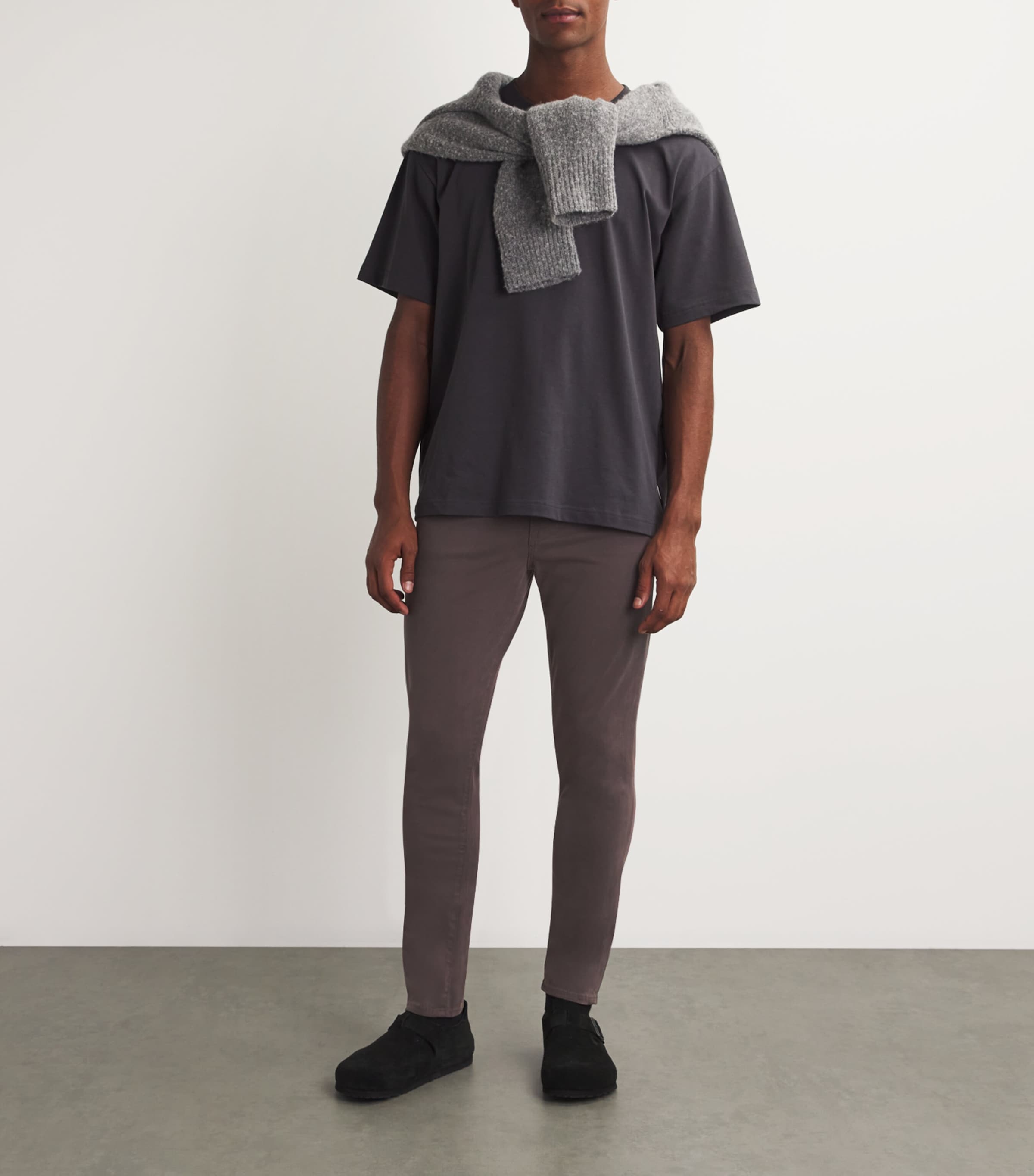 Citizens of Humanity Mens London Tapered Slim Jeans Gravel Image 2