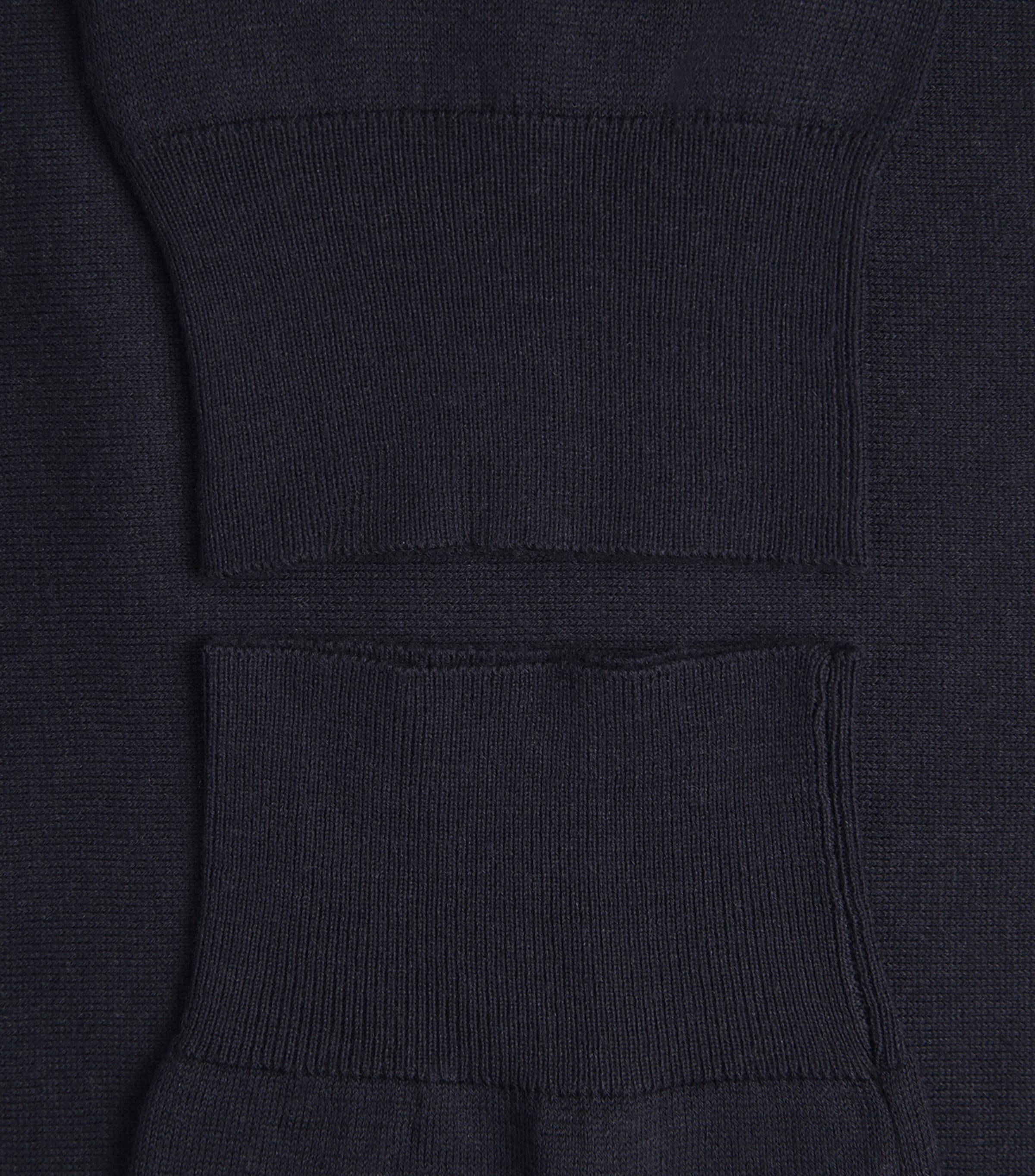 Sunspel Mens Sea Island Cotton-Cashmere Sweater Midnight Navy Image 6