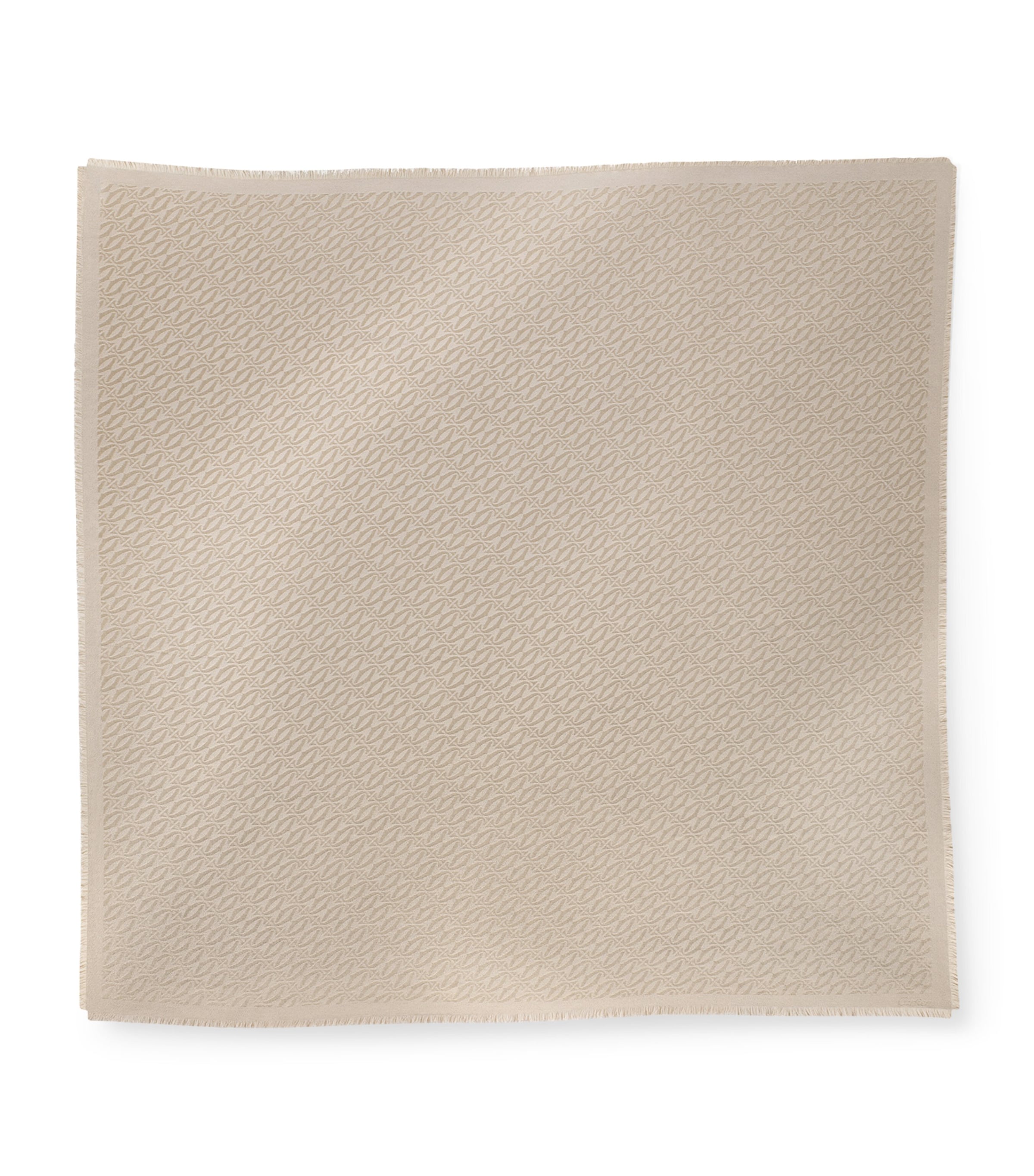 Wool-Silk C de Cartier Shawl CLAY Image 1