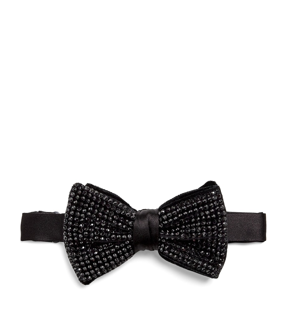 Silk Pre-Tied Embellished Bowtie 00020 Image 1