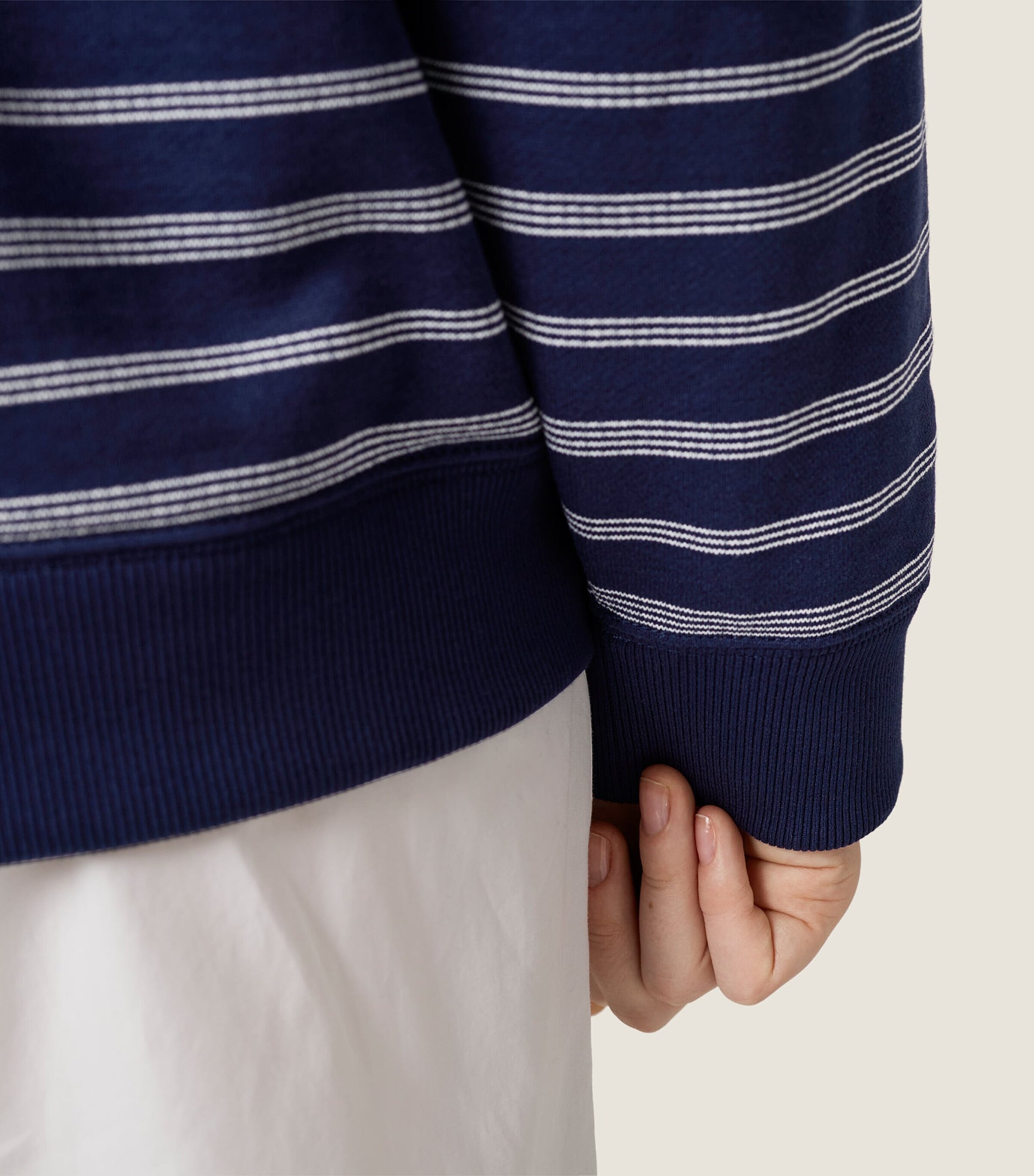 Stripe Polo Shirt F022X Image 6