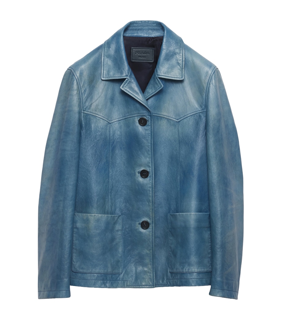 Prada Womens Nappa Leather Jacket Image 1