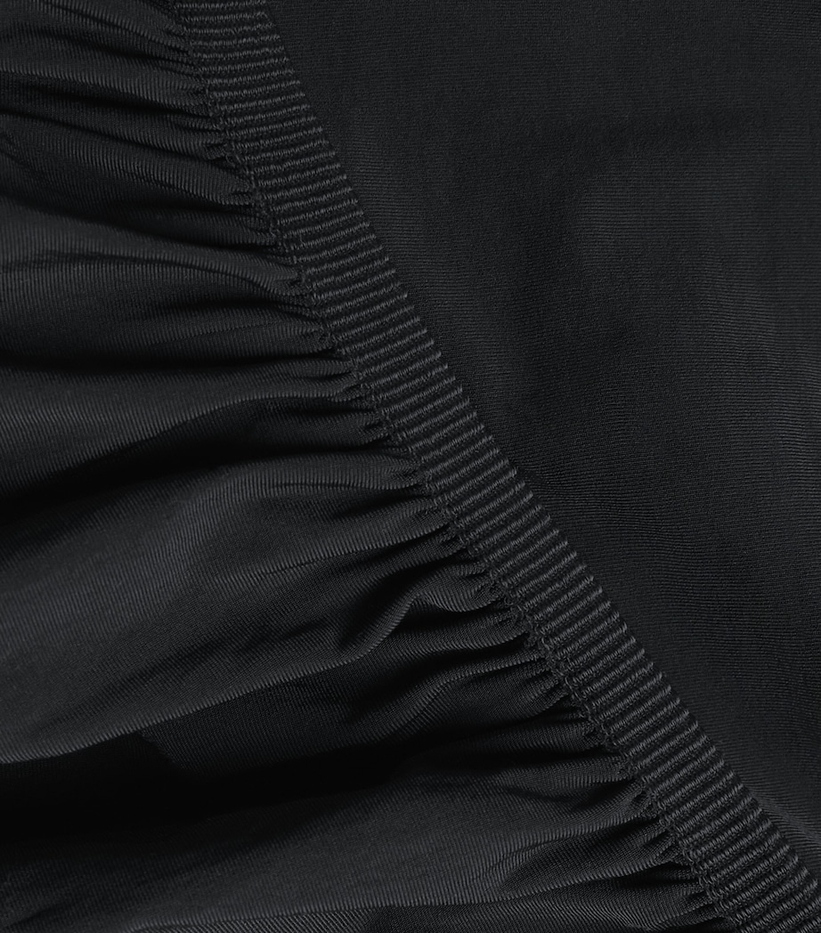 Ruched Bodycon Midi Skirt 7005 BLACK Image 5