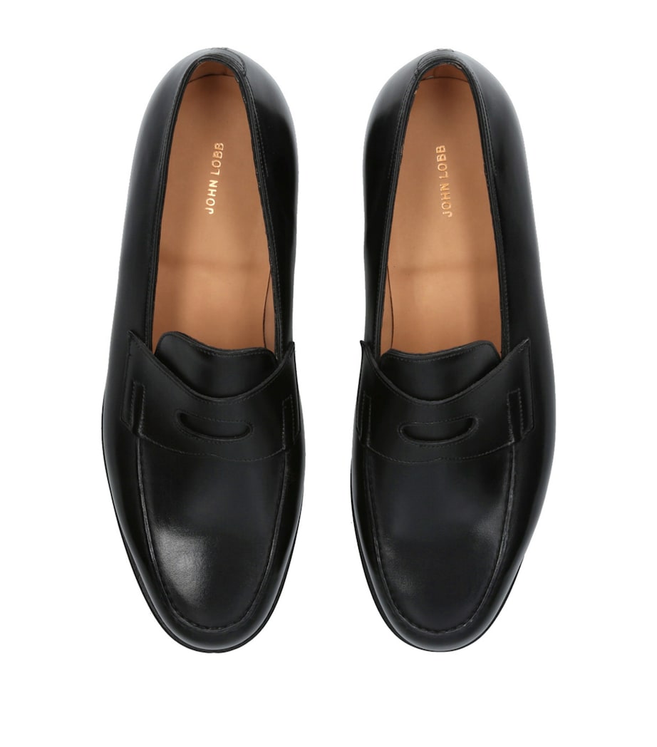 Leather Lopez Loafers BLACK Image 4