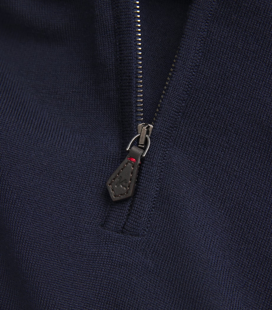 Silk-Wool-Cashmere Polo Shirt 810 Image 5