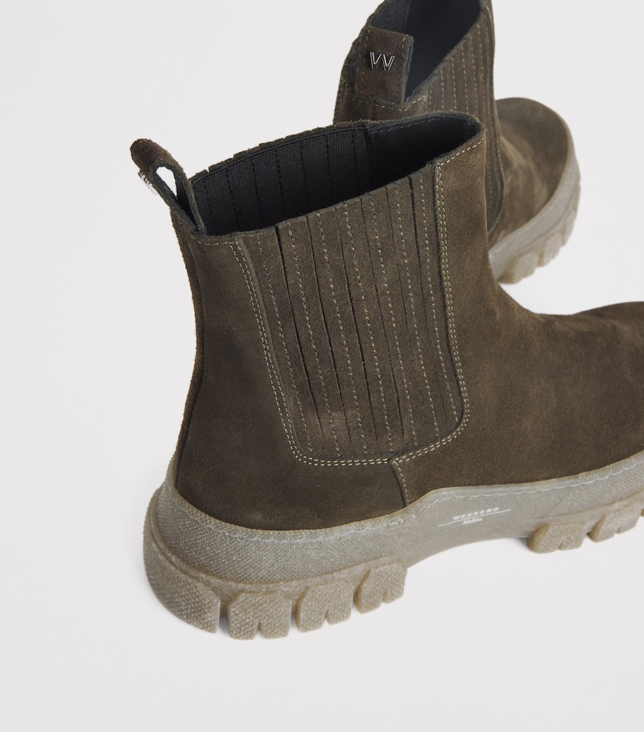 Suede Chelsea Boots KAKI Image 7
