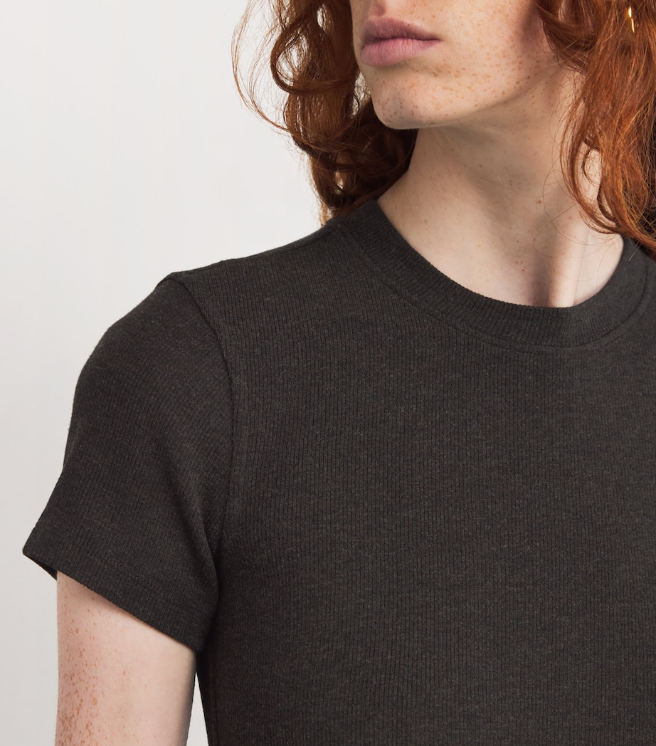 Modal The Rib Baby T-Shirt COFFEE Image 6