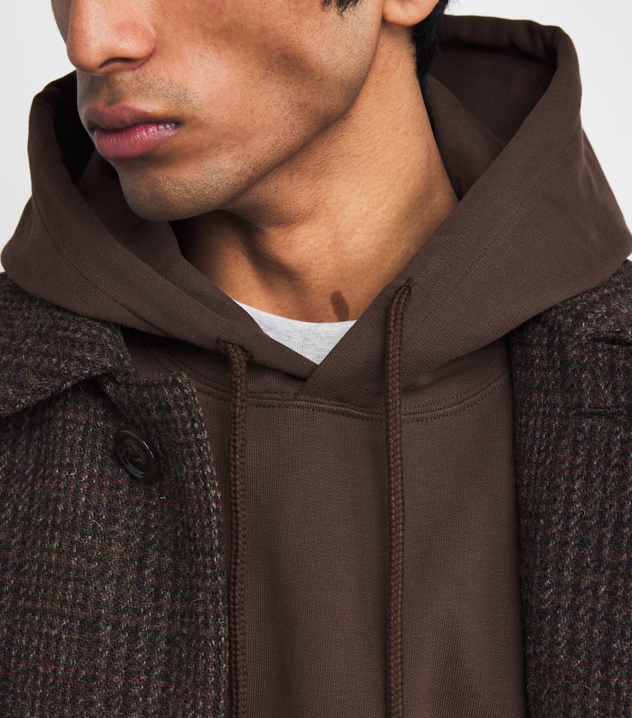 Organic Cotton Hoodie SEAL BROWN Image 6