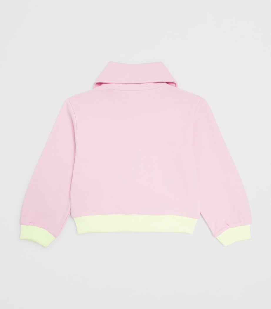 Sequinned Zip-Up Sweatshirt (2-12 Years) 46NNOSEGAY Image 2