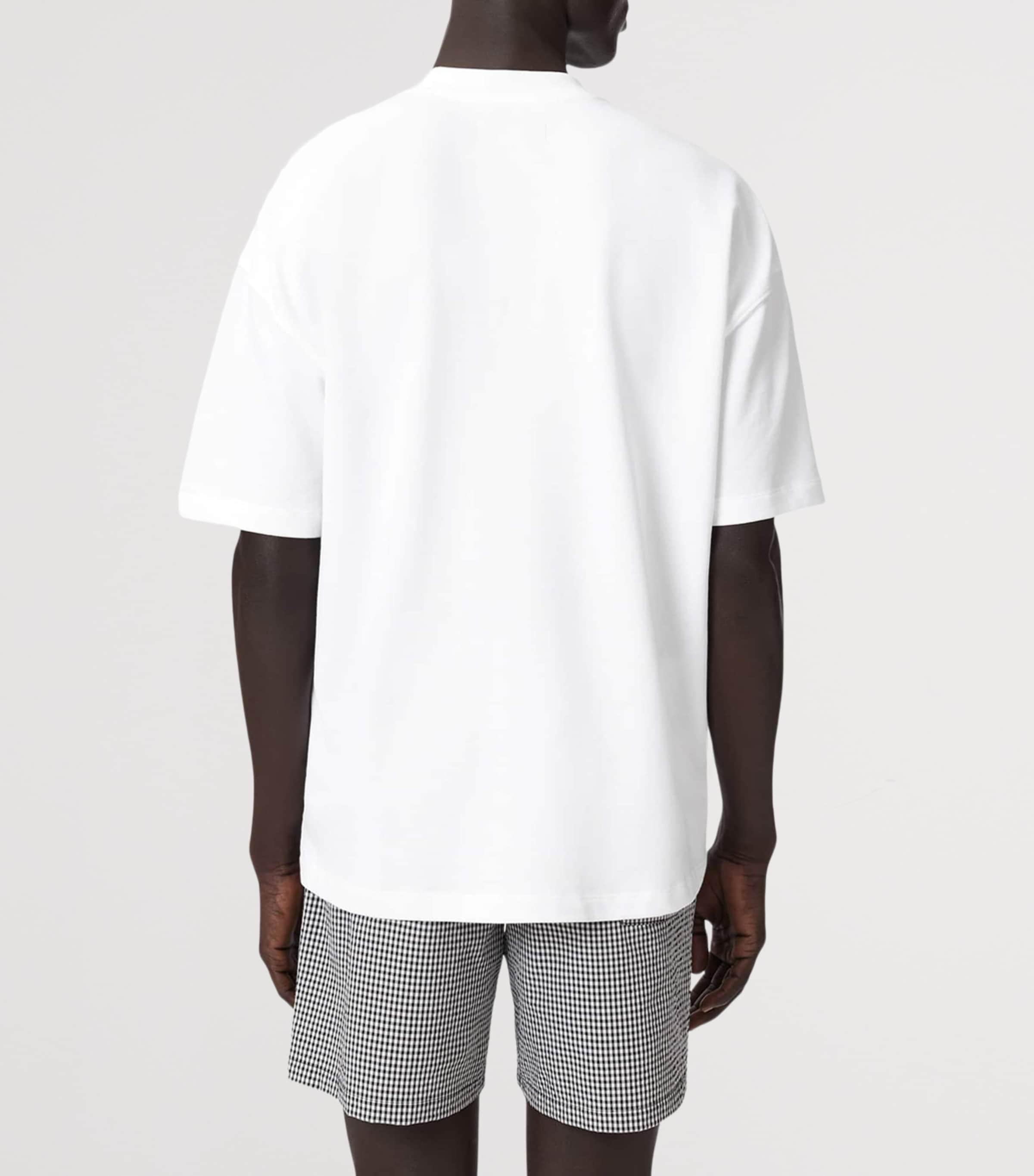 AllSaints Mens Organic Cotton Haven T-Shirt Ashen White Image 4