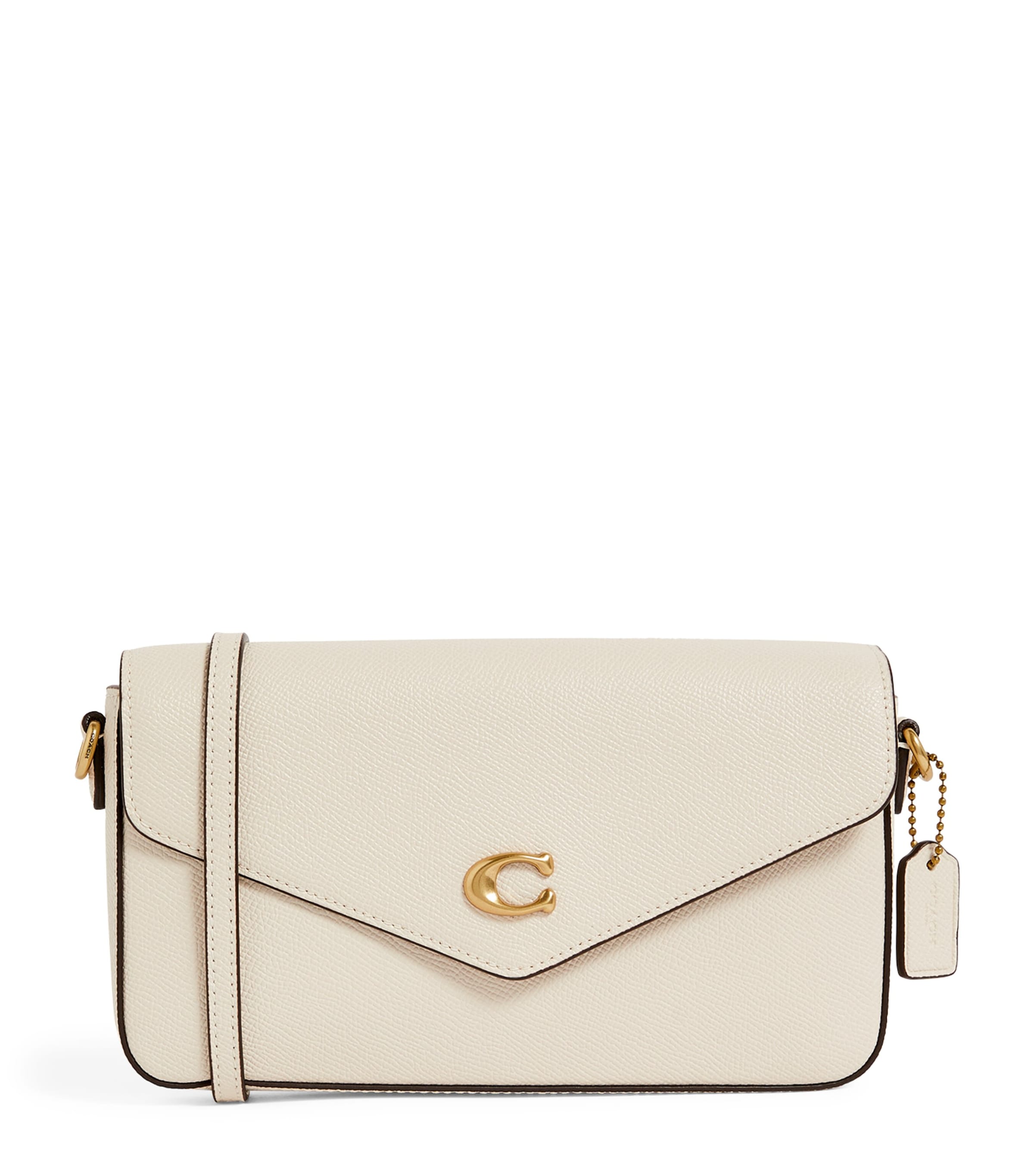 Coach Leather Wyn Cross-body Bag In Gray