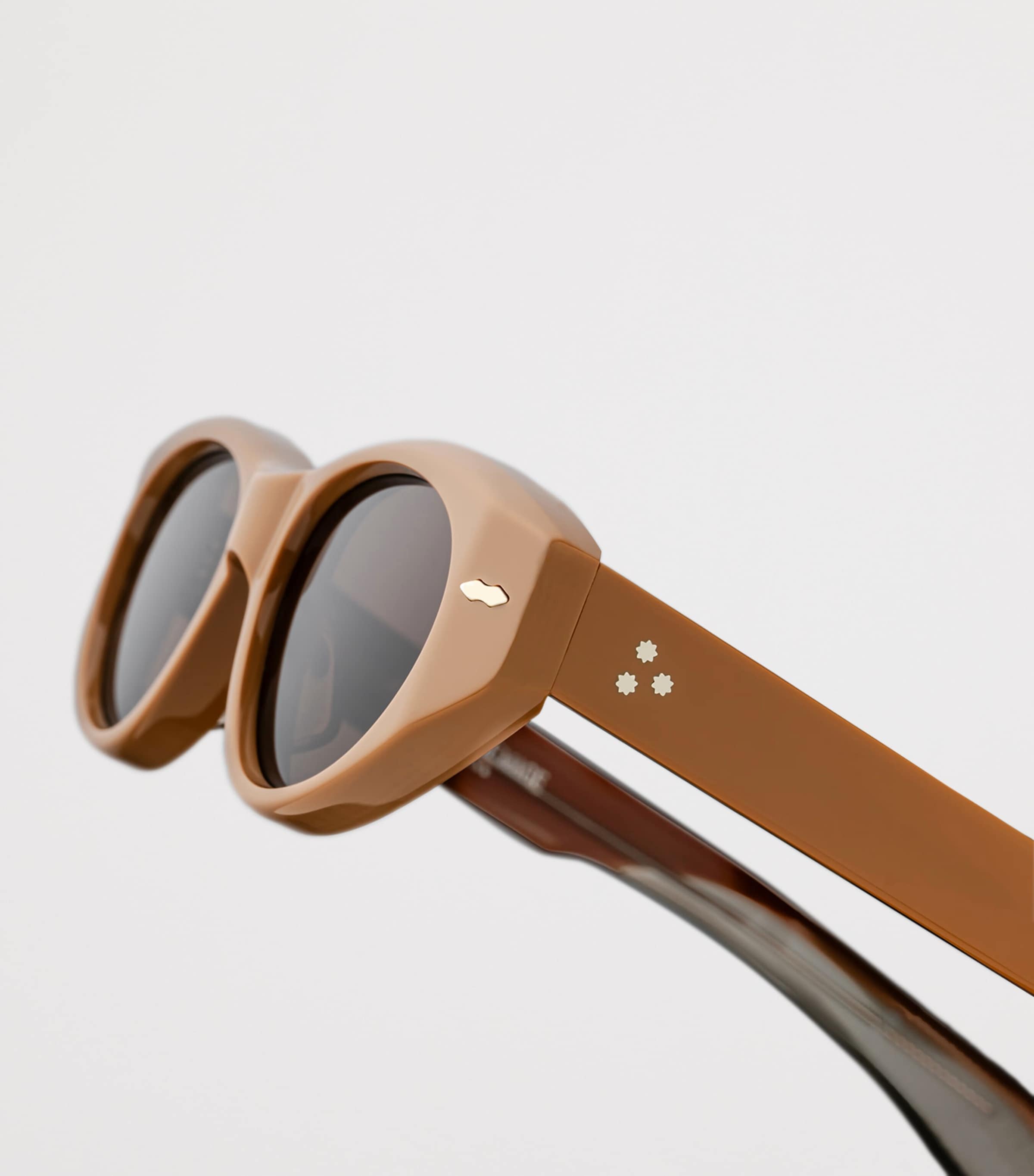 Jacques Marie Mage Krasner Oval Sunglasses Tobacco Image 5