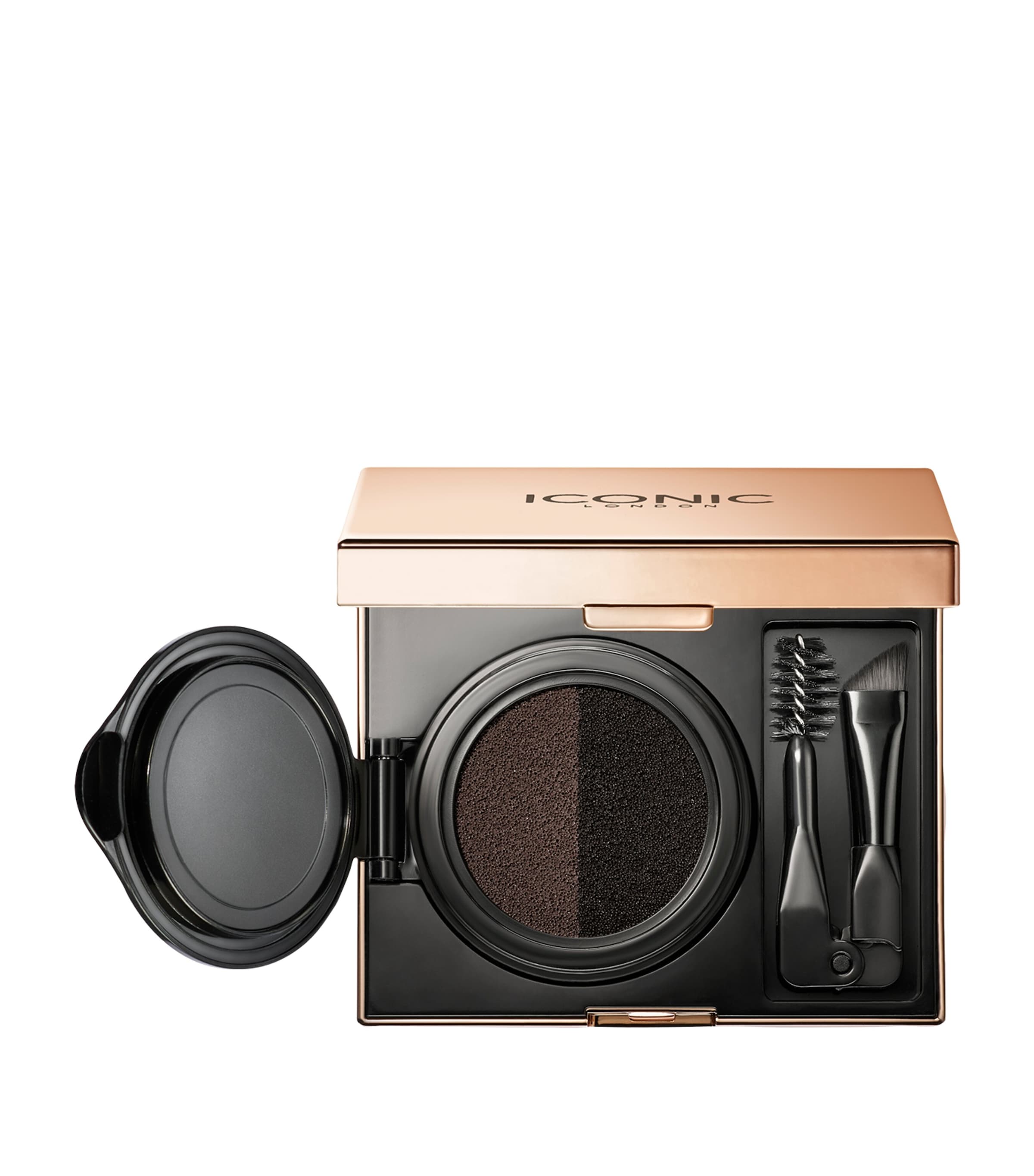 Iconic London Eyebrow Cushion 2 Colour Sculpter Black Brown Image 1