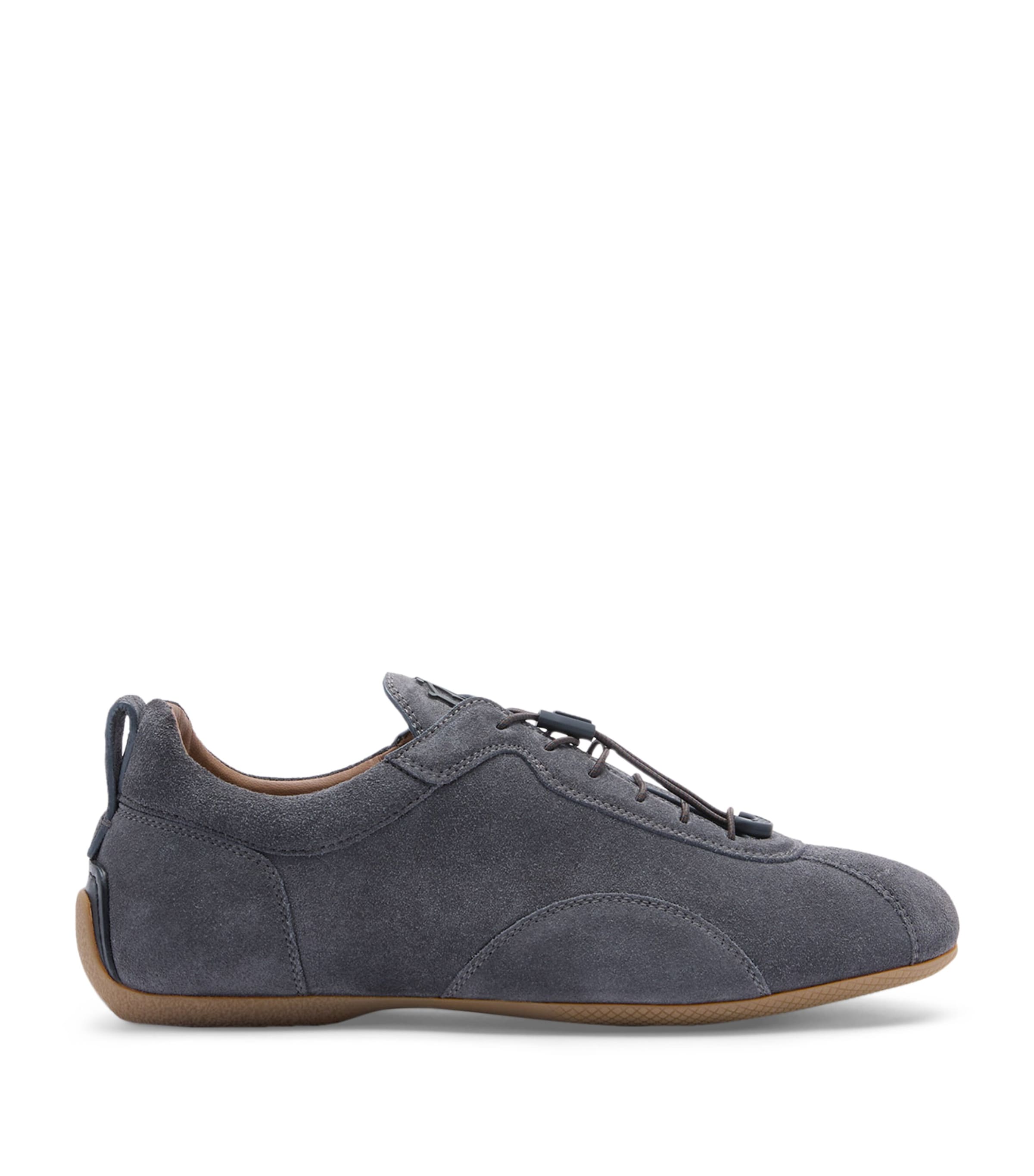 Dunhill Suede Automotive Davies Sneakers Image 1