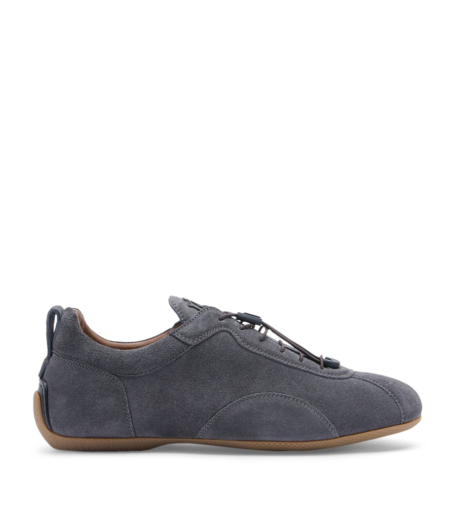 Dunhill Suede Automotive Davies Sneakers Image 1