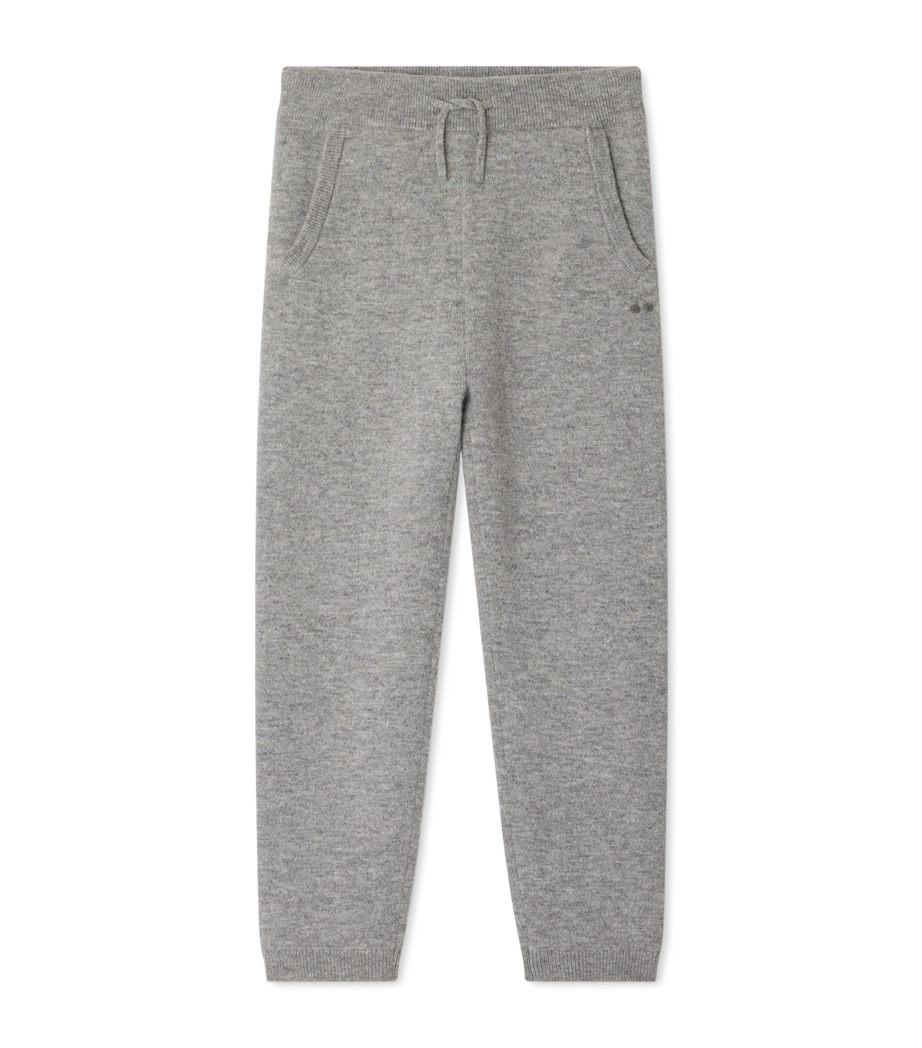 Wool-Cashmere Drawstring Sweatpants (4-8 Years) GRIS CHINE MOYEN Image 1