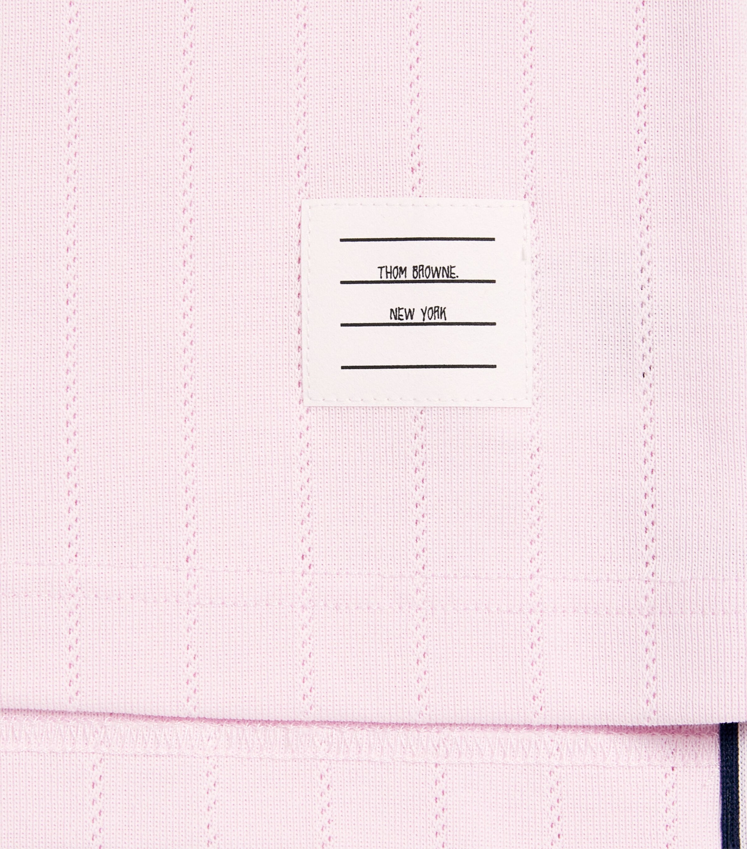 Thom Browne Kids Pointelle Tank Top (2-12 Years) Lt Pink Image 3