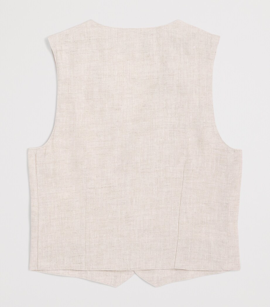 Linen Waistcoat (5-12 Years) 17SABLE Image 2