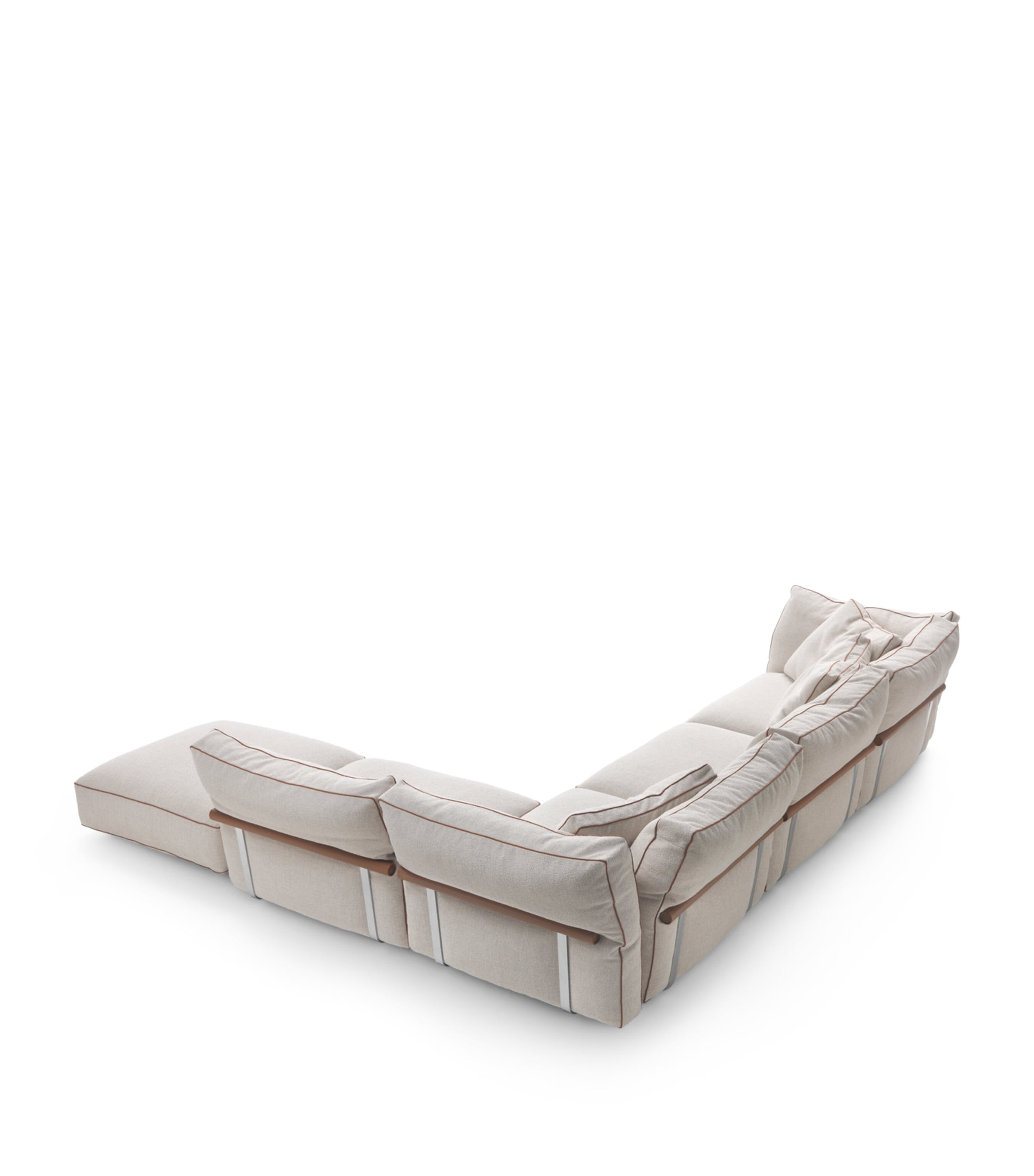 Camelot Sectional Corner Sofa STAINED TOBACCO Image 2