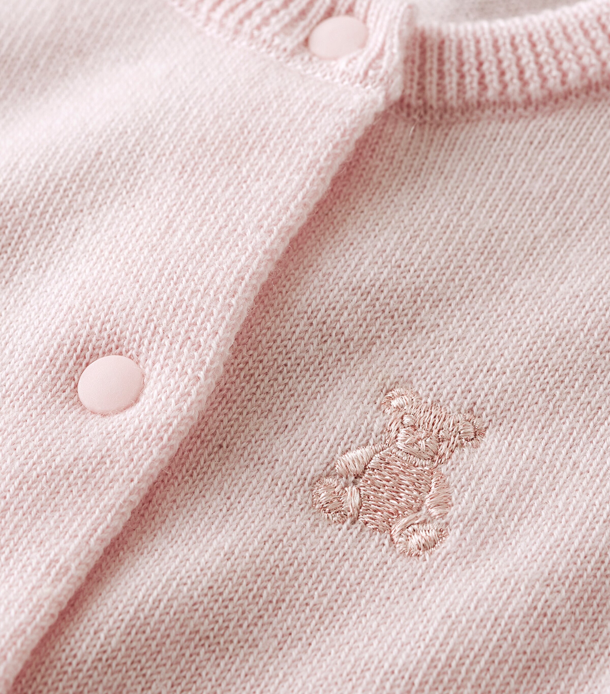 Cashmere Embroidered Playsuit (6-24 Months) 8 Image 4