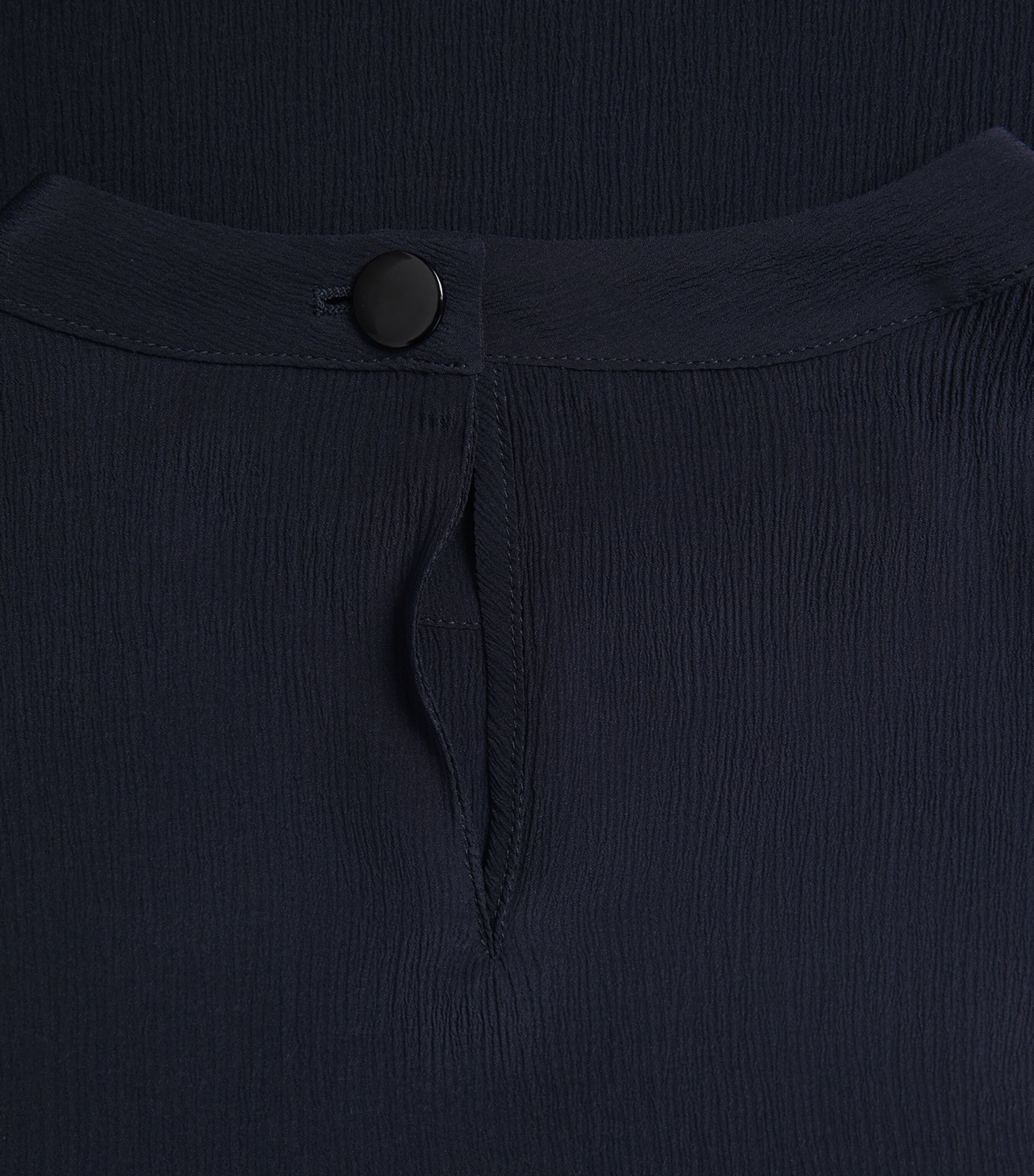 NOMADISSEM Womens Silk Shirred Top Dark Navy Image 5