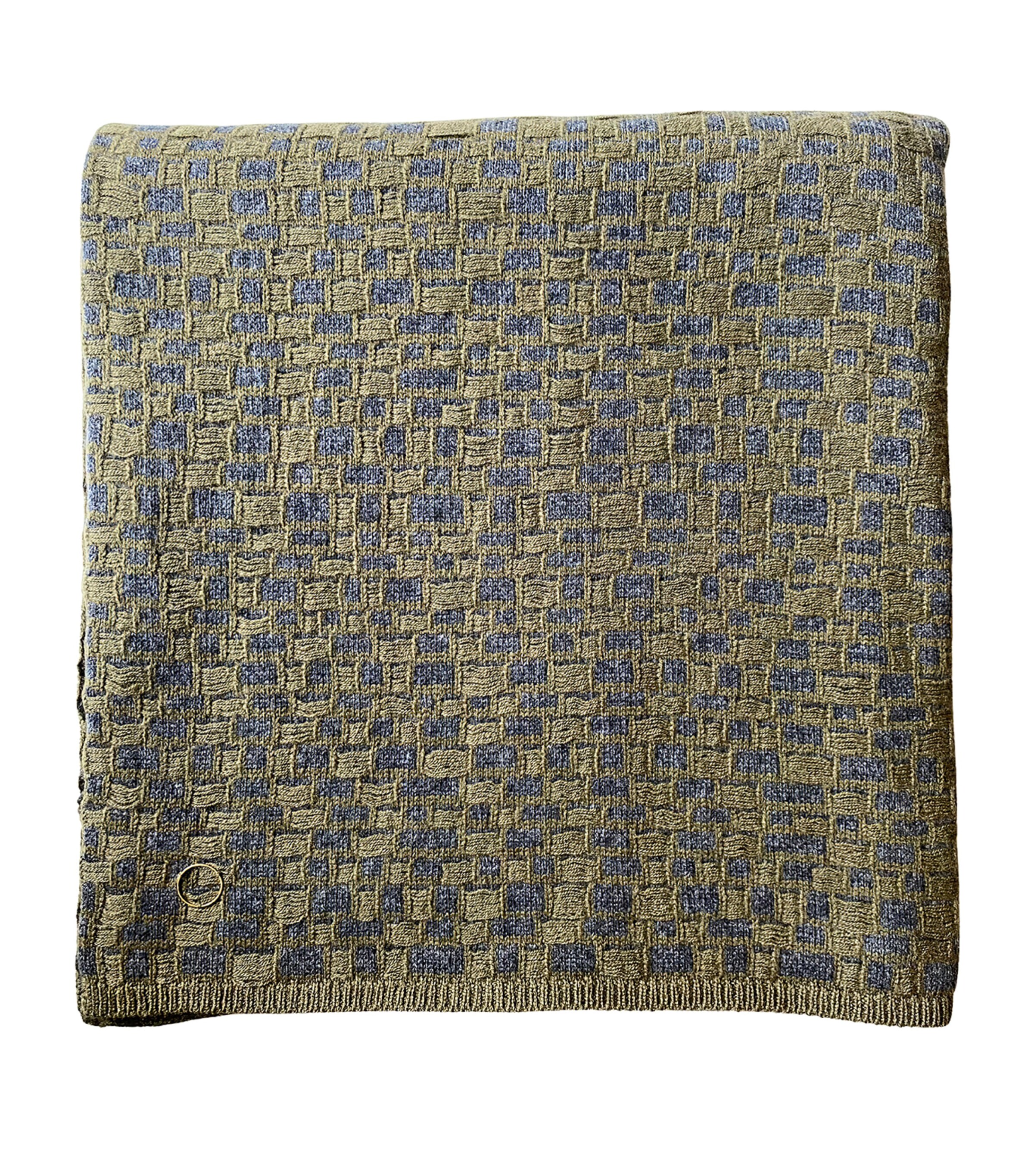 Oyuna x John Pawson Cashmere Stone Throw (180cm x 120cm) Moss Slate Image 1