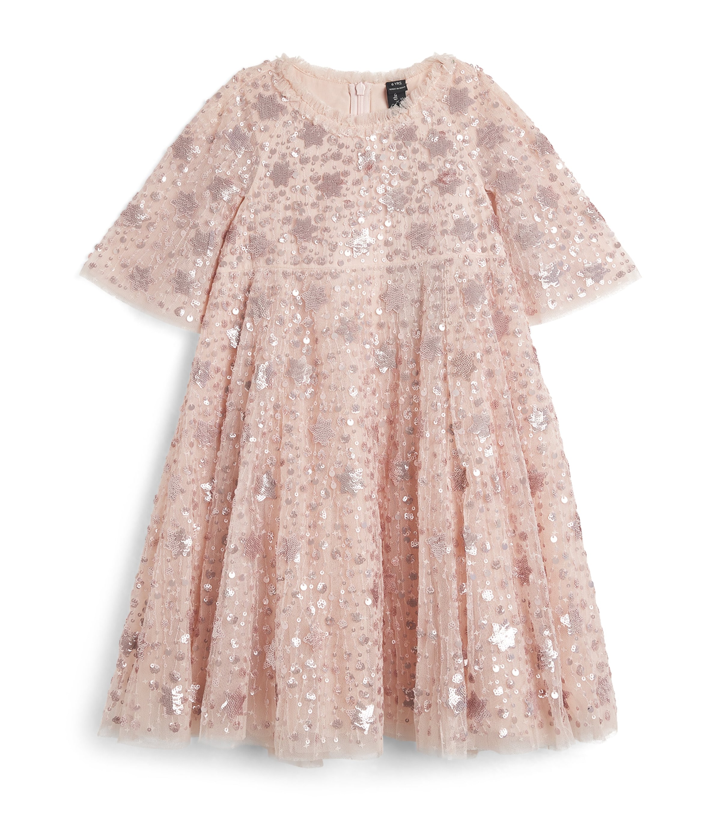 Shop Needle & Thread Tulle Shooting Stars Dress In Pink