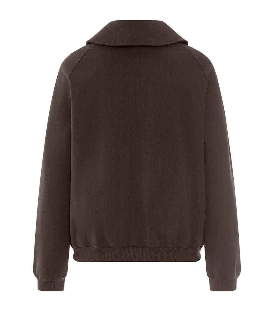 Hanro Womens Cotton Natural Living Cardigan Dark Mocha Image 3