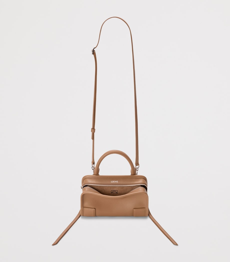 LOEWE Mini Calfskin Amazona 180 Top-Handle Bag Mocha Image 7
