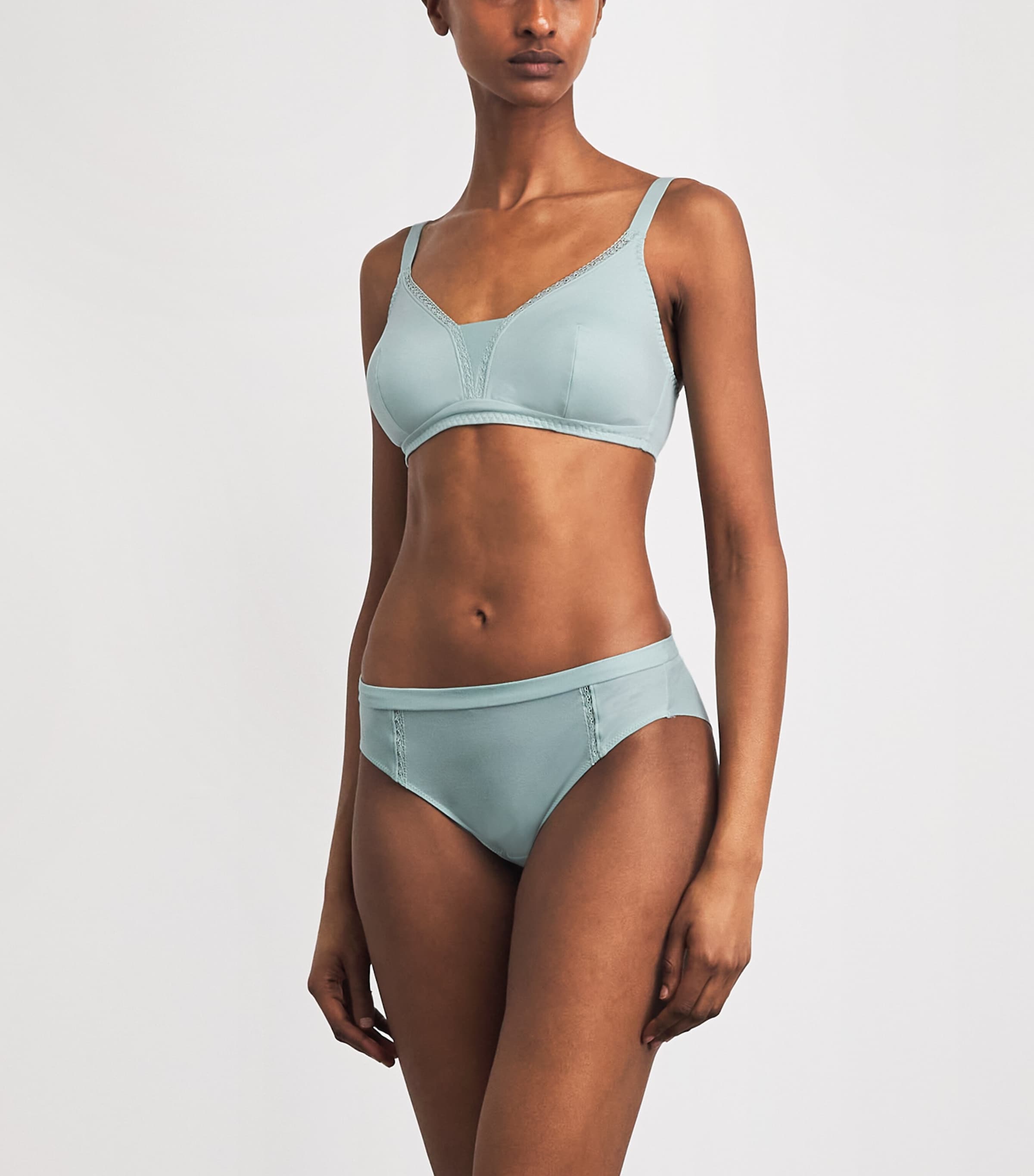 Maison Lejaby Womens Softness Briefs Celadon Image 2