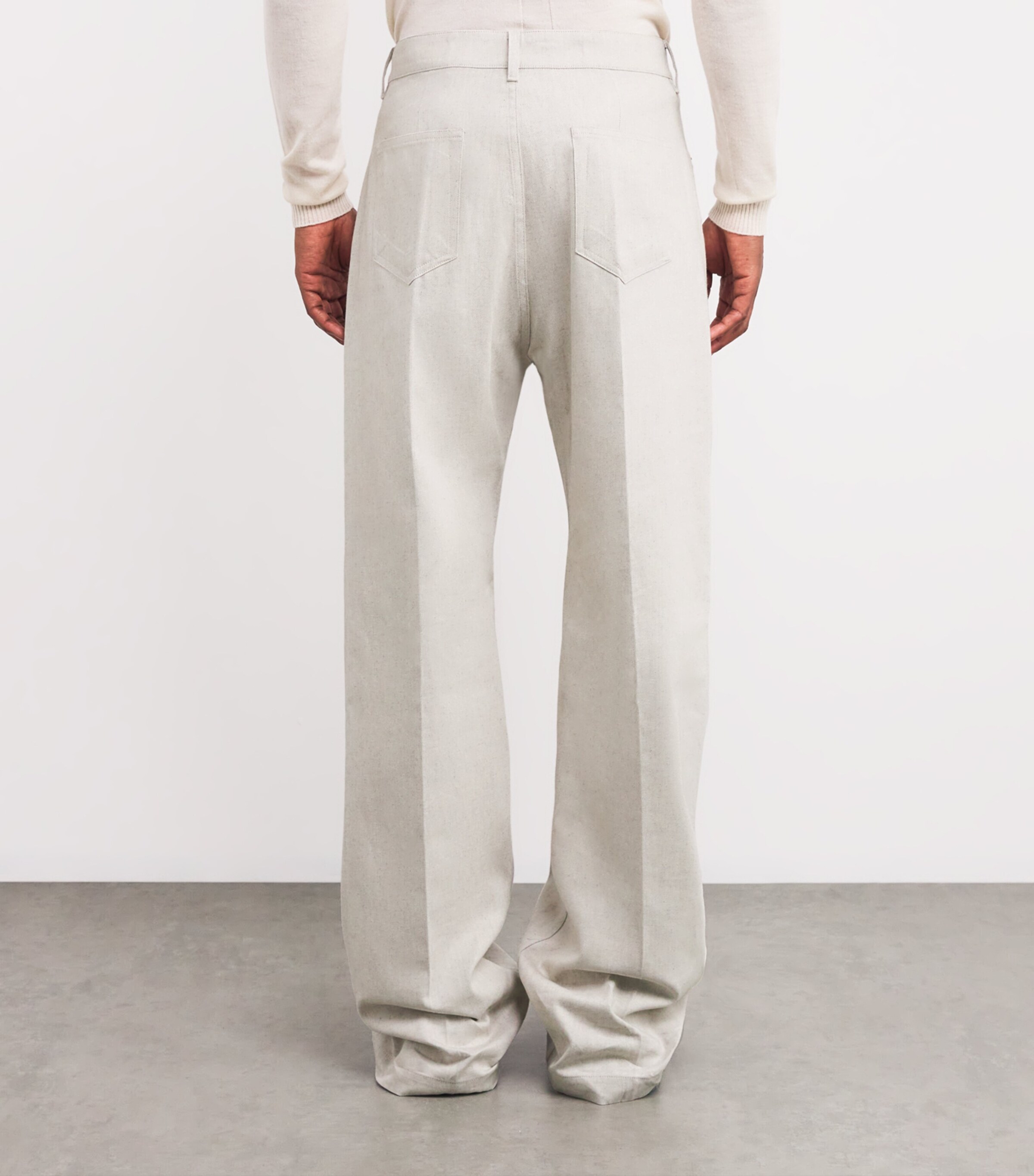Rick Owens Mens Geth Straight Jeans Image 4