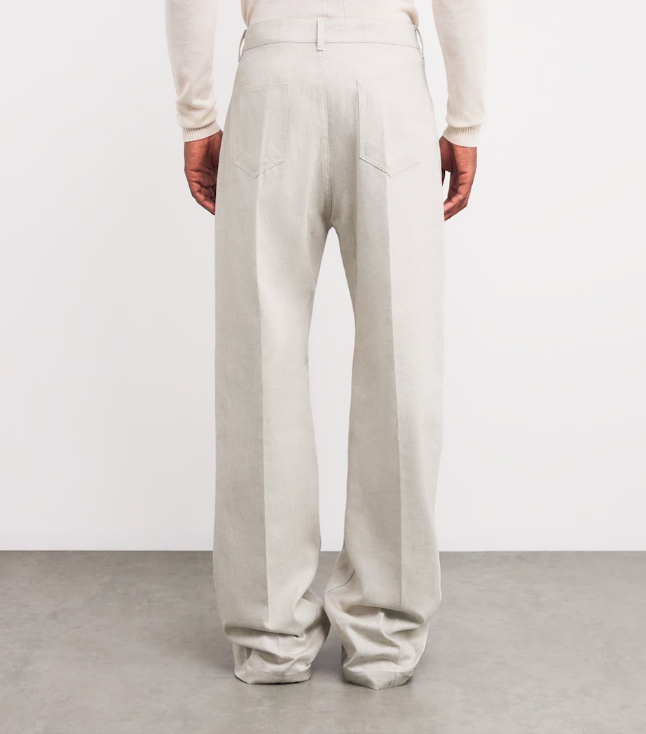 Rick Owens Mens Geth Straight Jeans Image 4