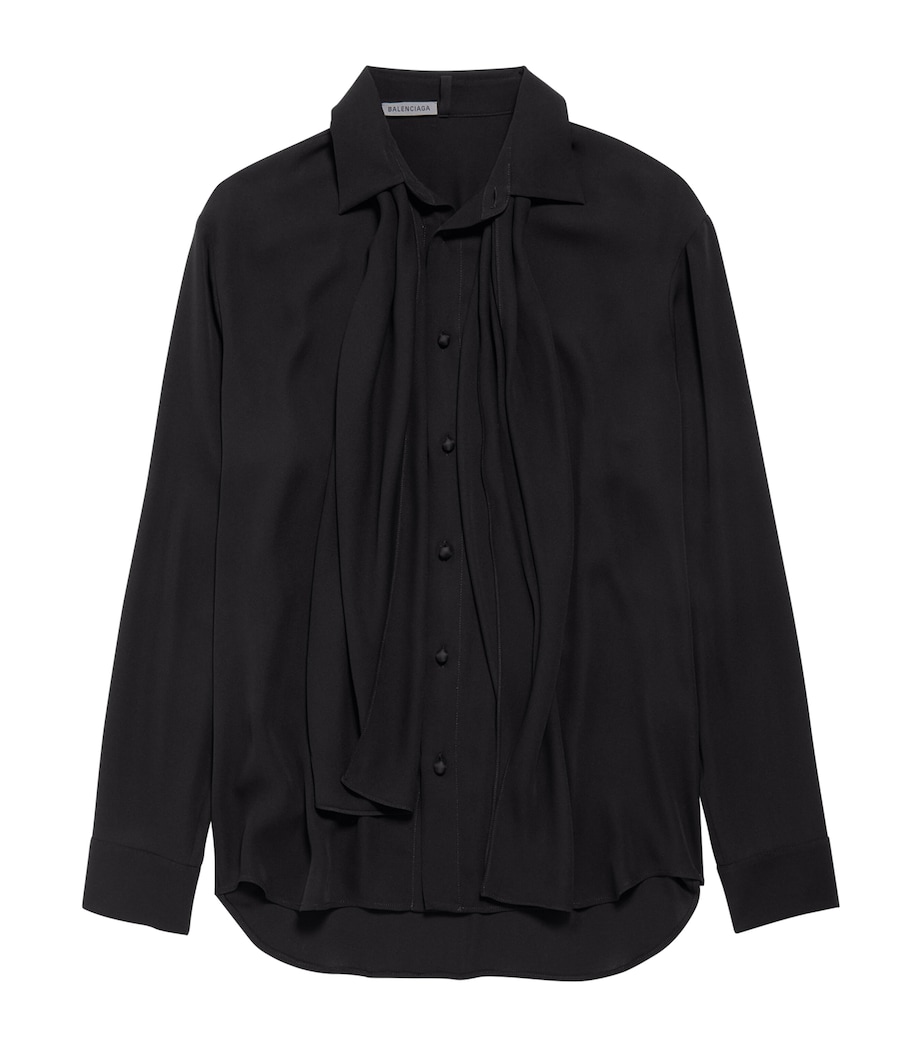 Balenciaga Womens Silk Scarf Shirt Image 1