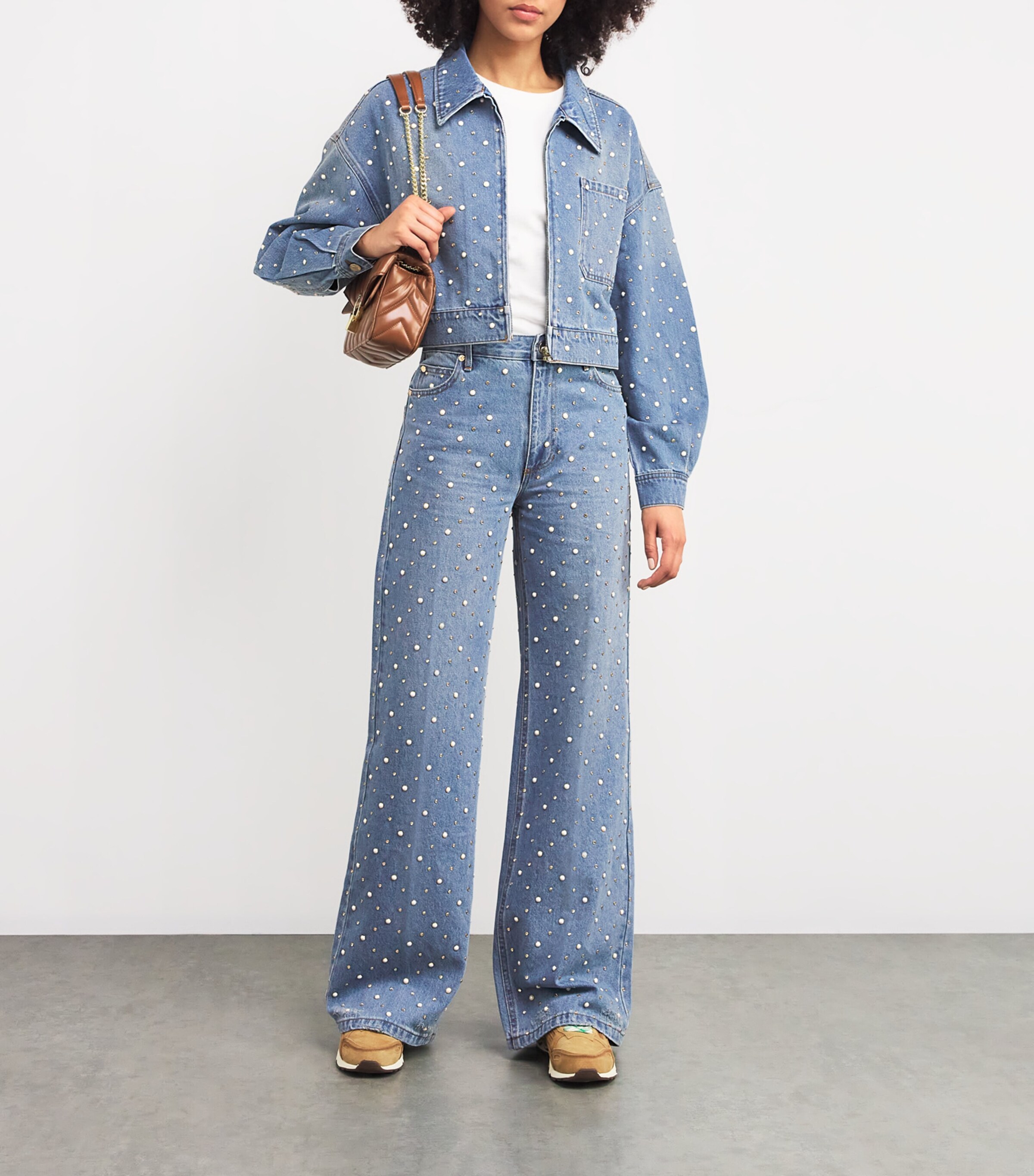 Sandro Clothing Sandro Paris Denim Jacket Oversized Denim Jacket