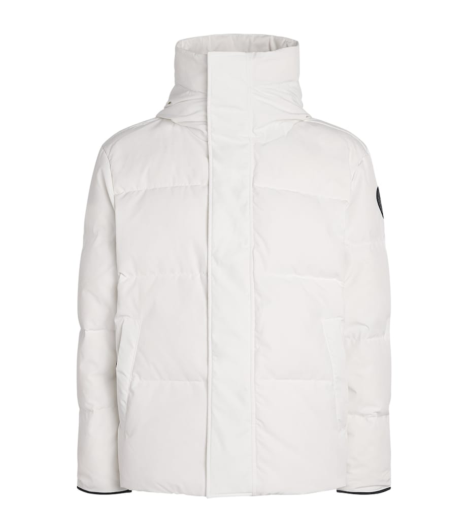 Canada Goose Mens Down Water-Repellent Seymour Parka Optic White Image 1