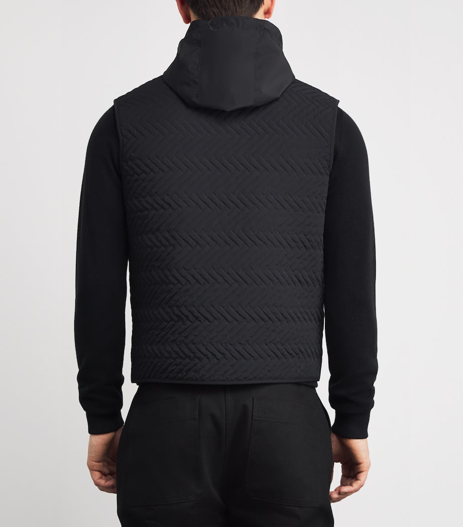 Down Barrett Hybrid Jacket C0001 BLACK Image 4