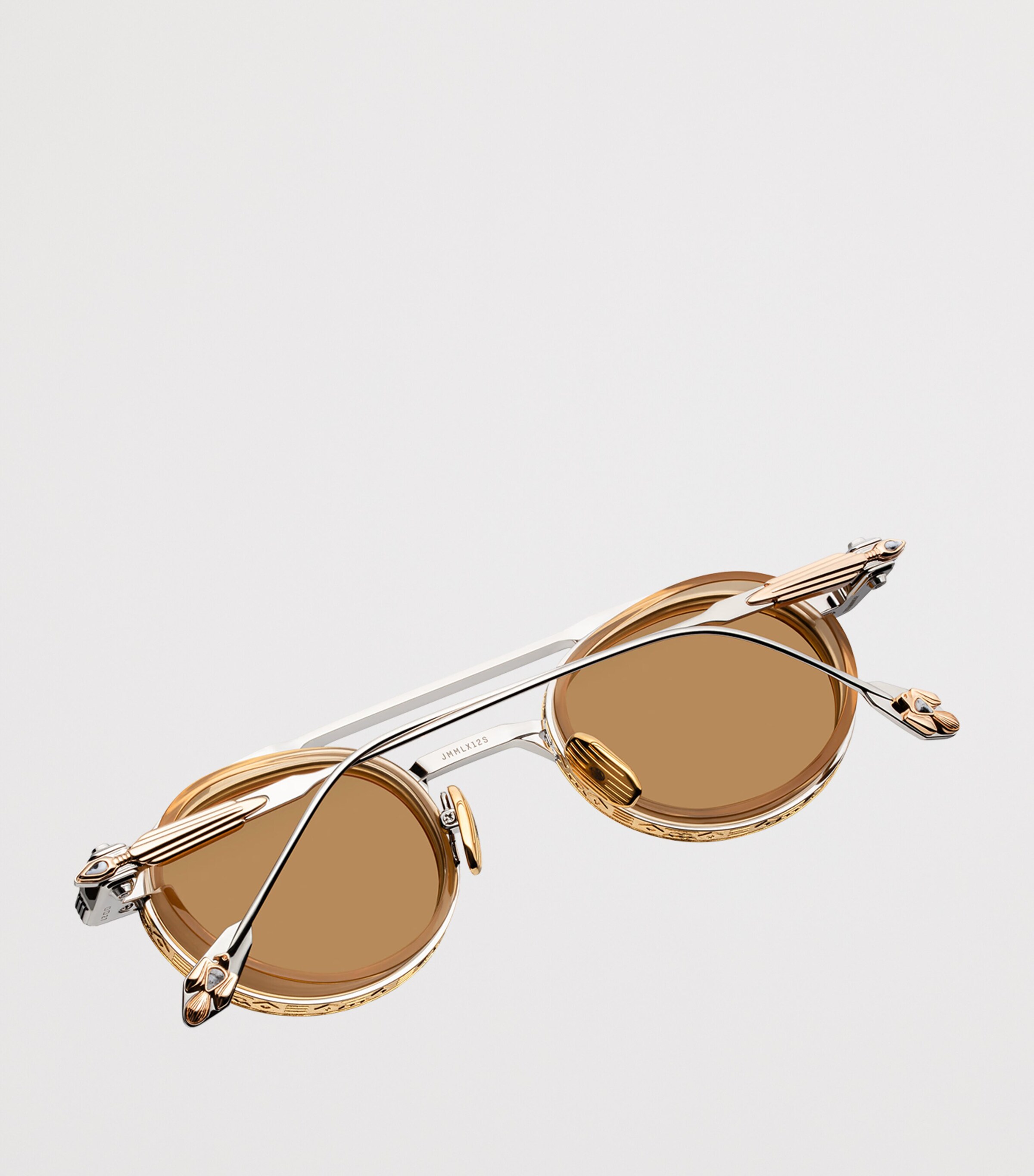 Jacques Marie Mage Metal Livingston Round Sunglasses Maxi Image 4