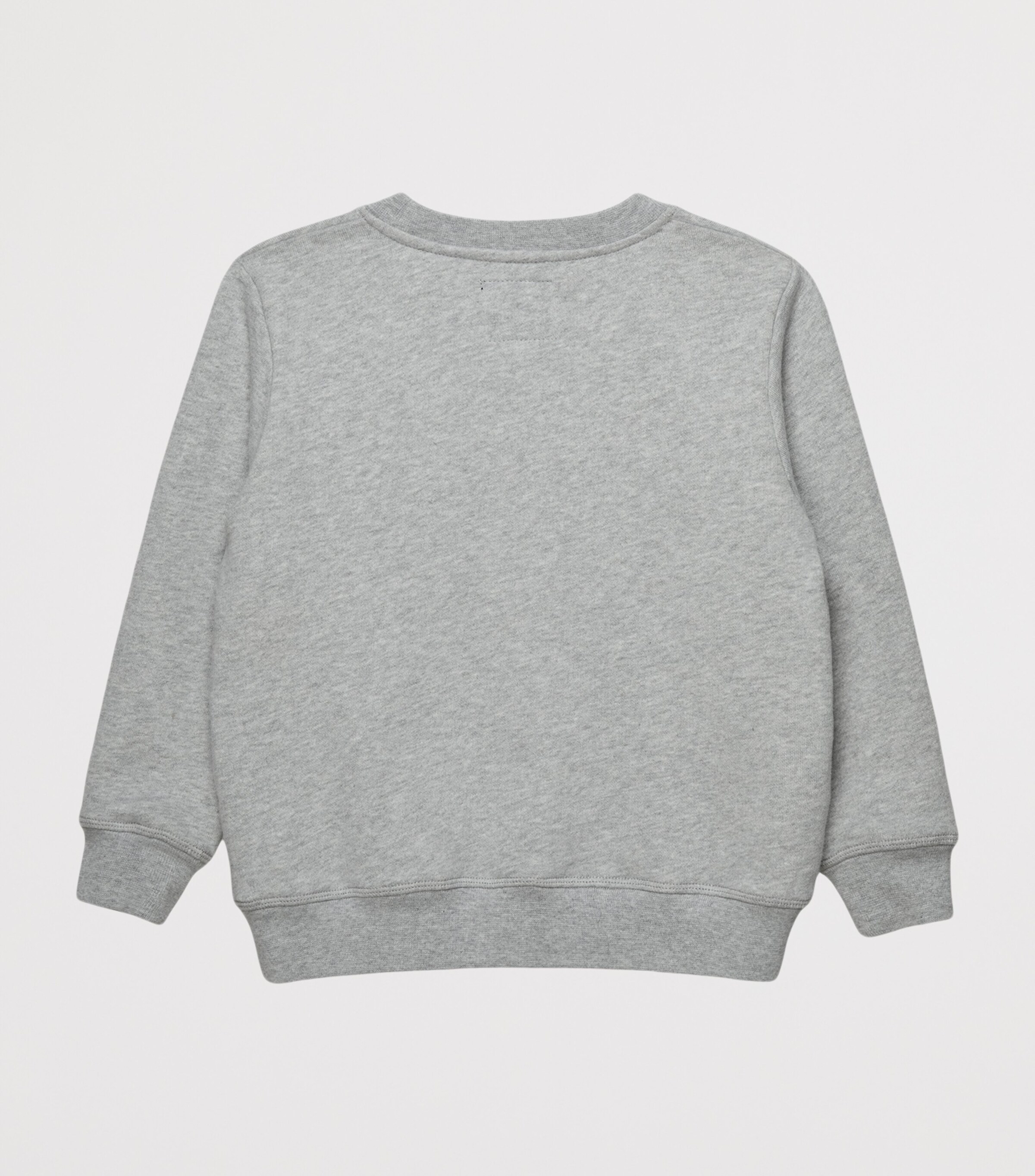 Trotters Cotton Here Comes Trouble Sweatshirt (2-5 Years) Grey Marl Image 2