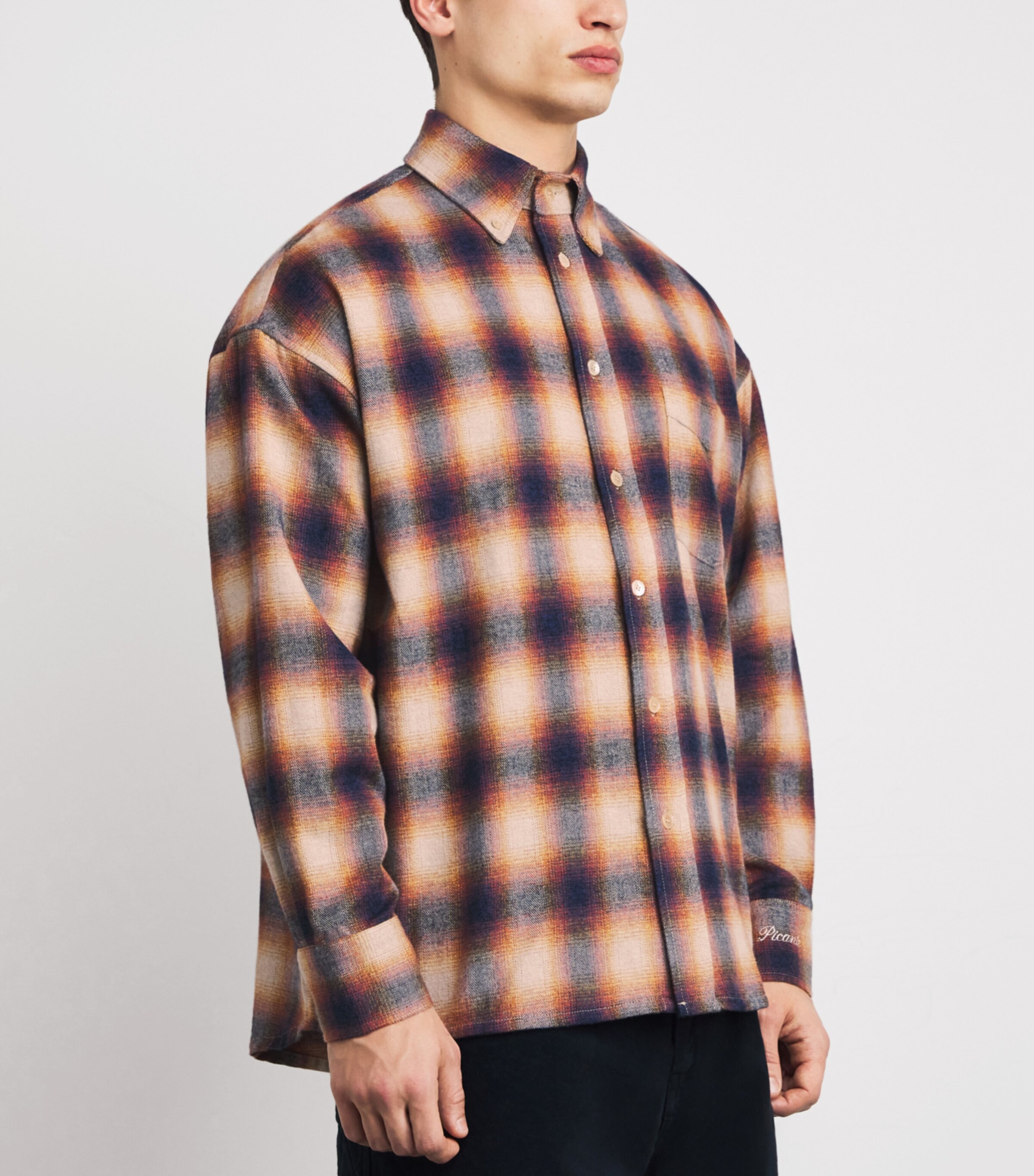 Cotton Flannel Check Rocco Shirt MULTI CHECK Image 3