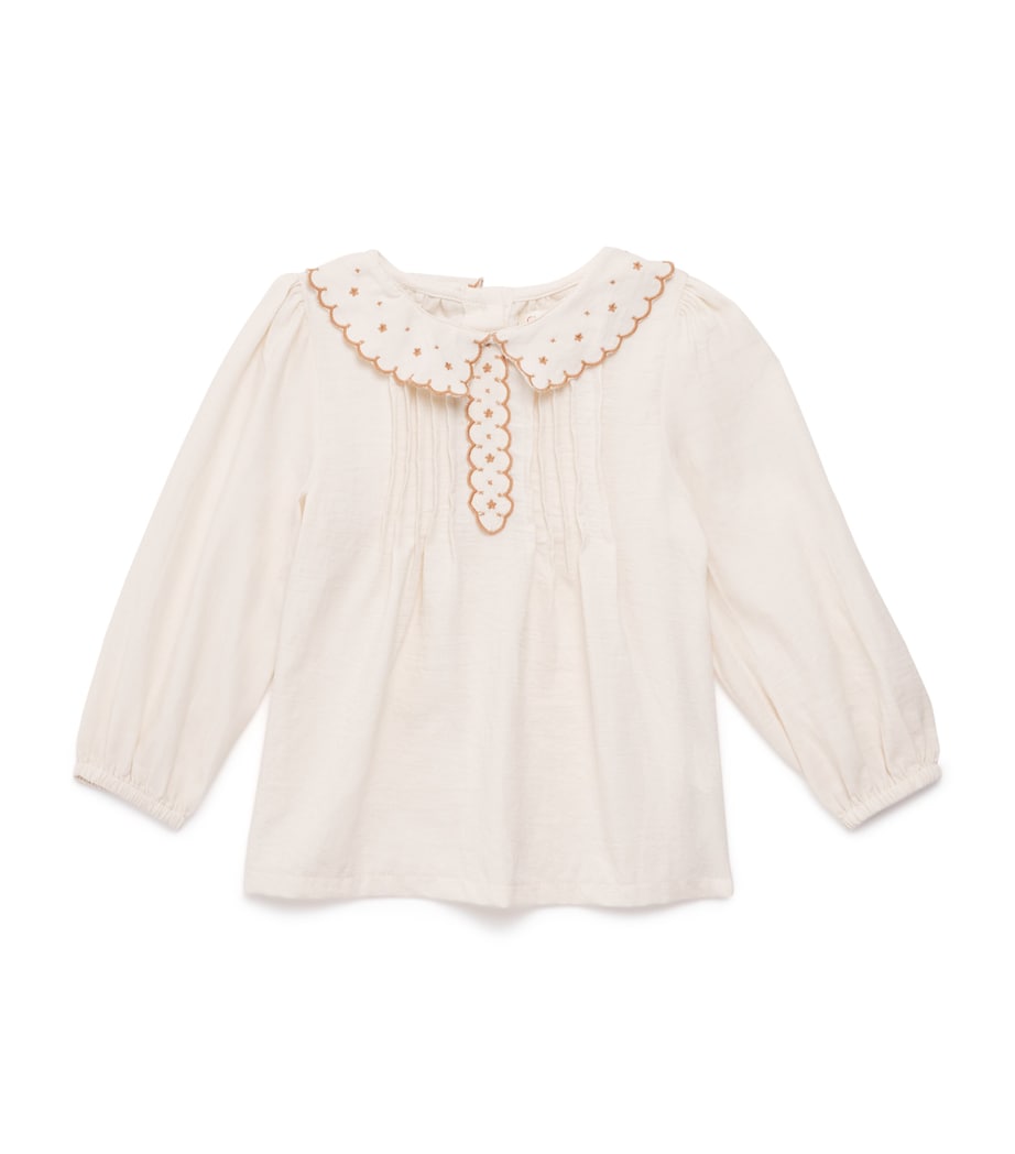 Cotton Mabel Blouse (6-36 Months) OFFWHITE Image 1