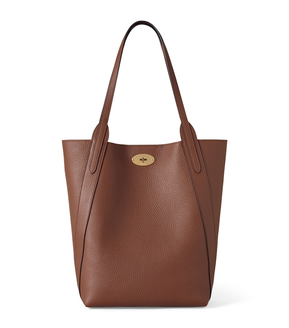 Leather North South Bayswater Tote Bag BRIGHT OAK Image 1