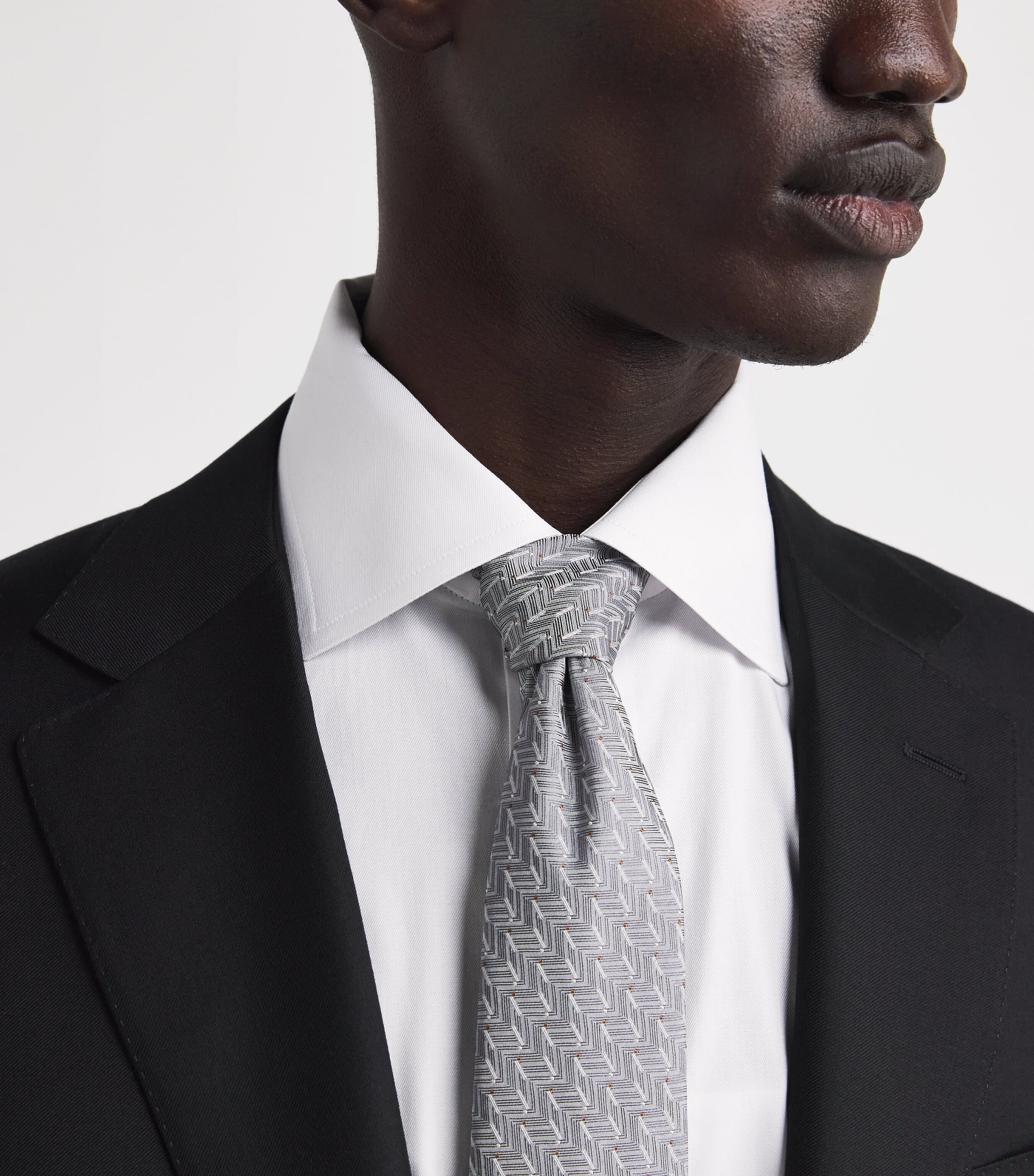 Emporio Armani Silk Jacquard Tie Image 2