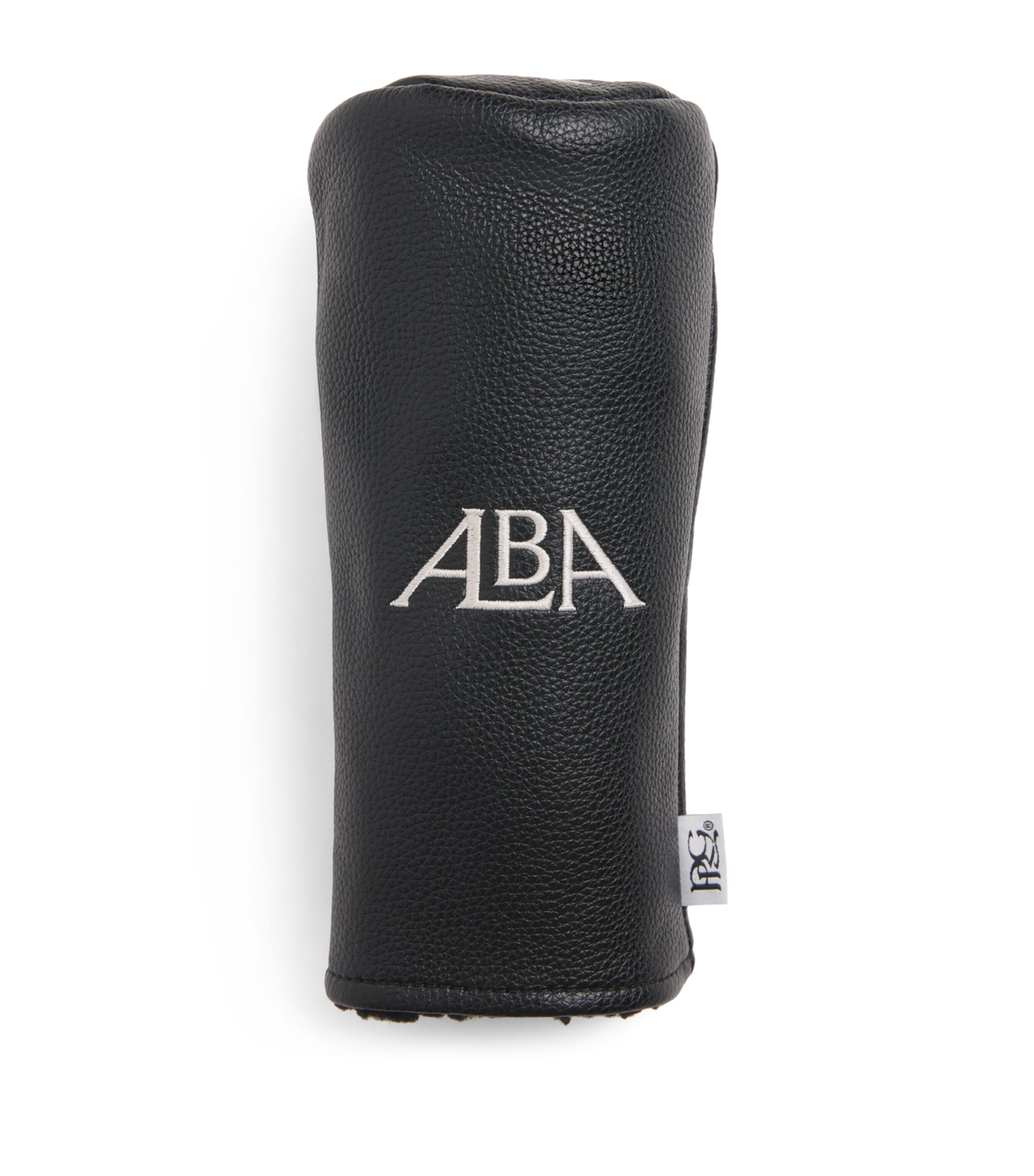 Alba Mens Leather Barrel Fairway Headcover Black Image 1