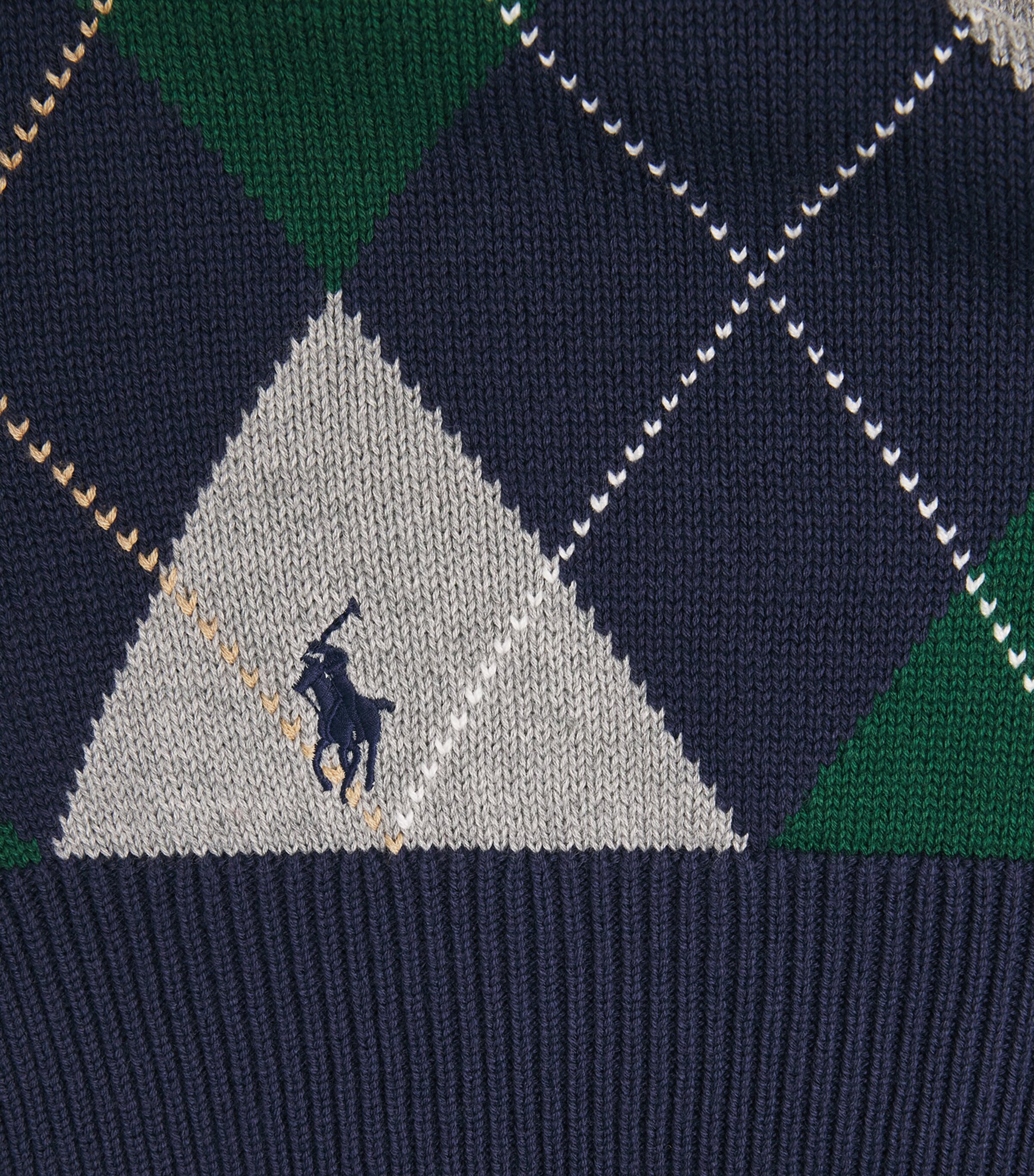RLX Ralph Lauren Mens Cotton-Blend Sweater Vest Argyle Multi Image 6